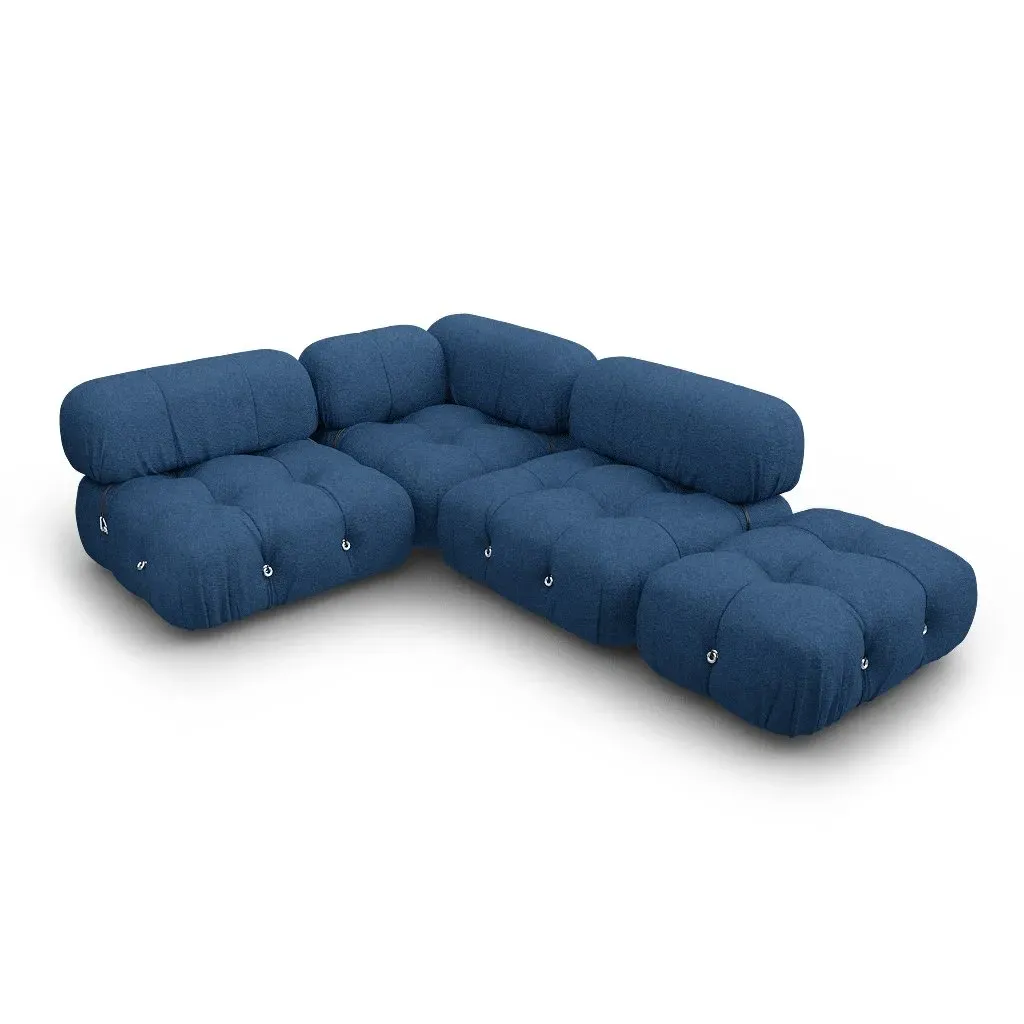 Bellini Style Sectional Sofa Combination 009 - Cashmere-Cobalt Blue product
