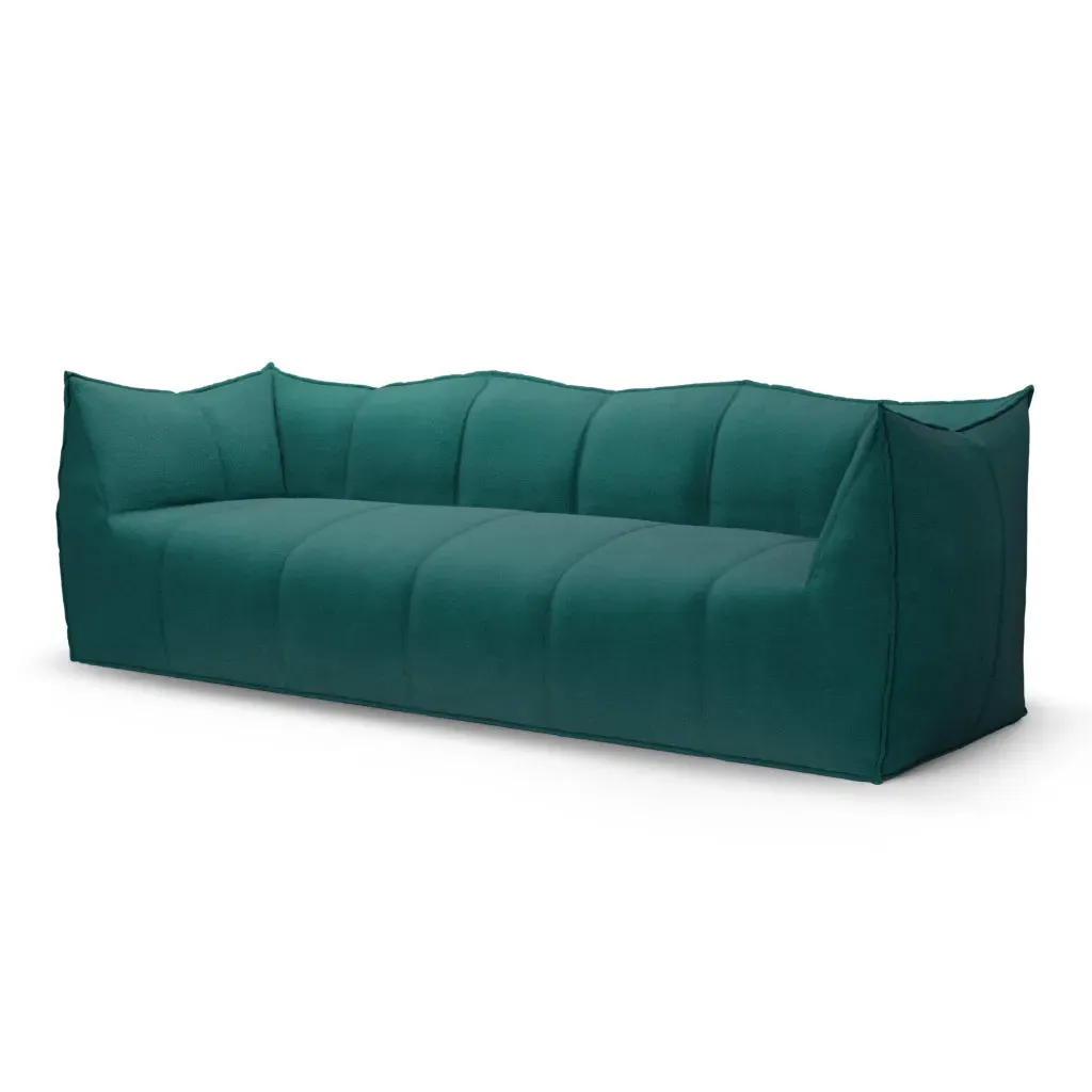 Leandro 3-Seater Sofa - Pine Green, Cashmere product
