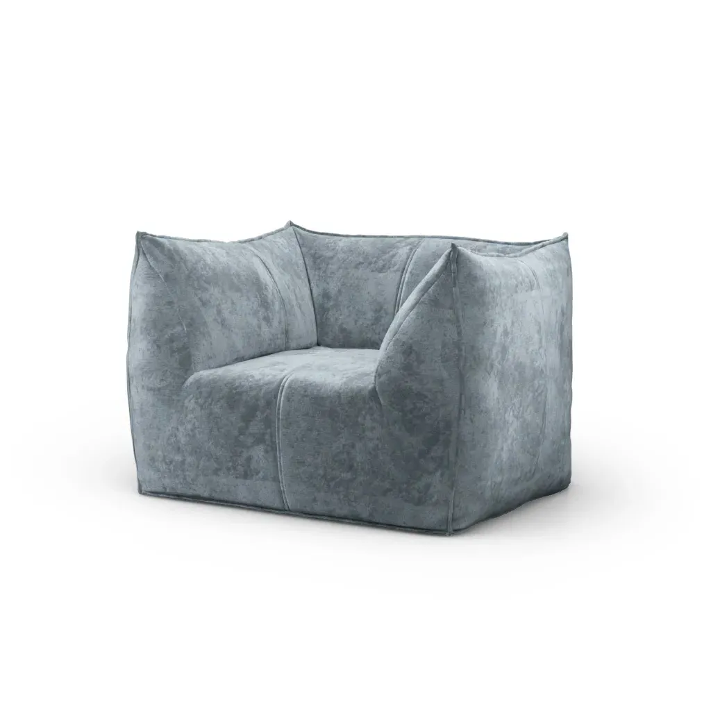 Leandro Armchair - Cerulean Blue, Chenille product