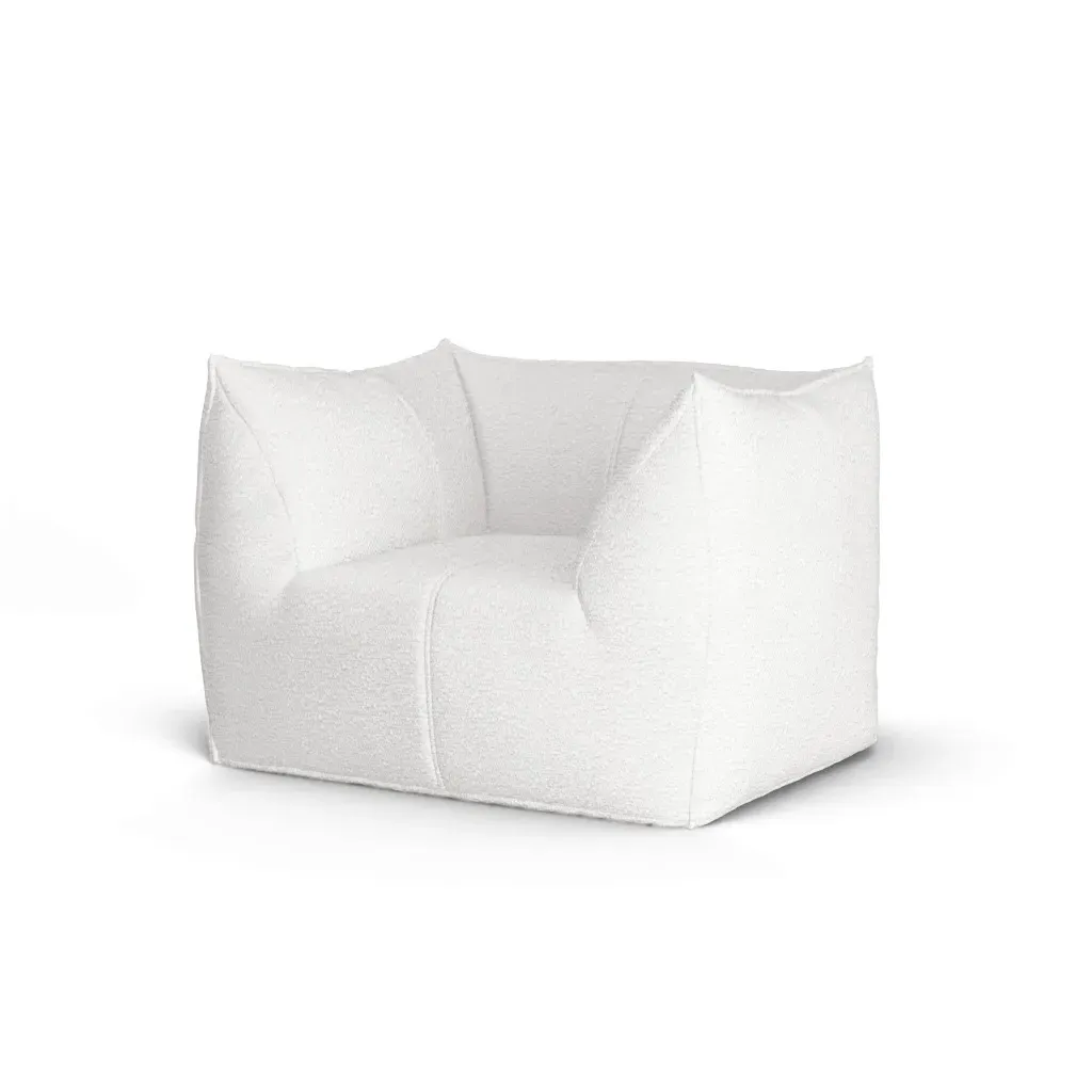 Leandro Armchair - Snow White, Boucle product