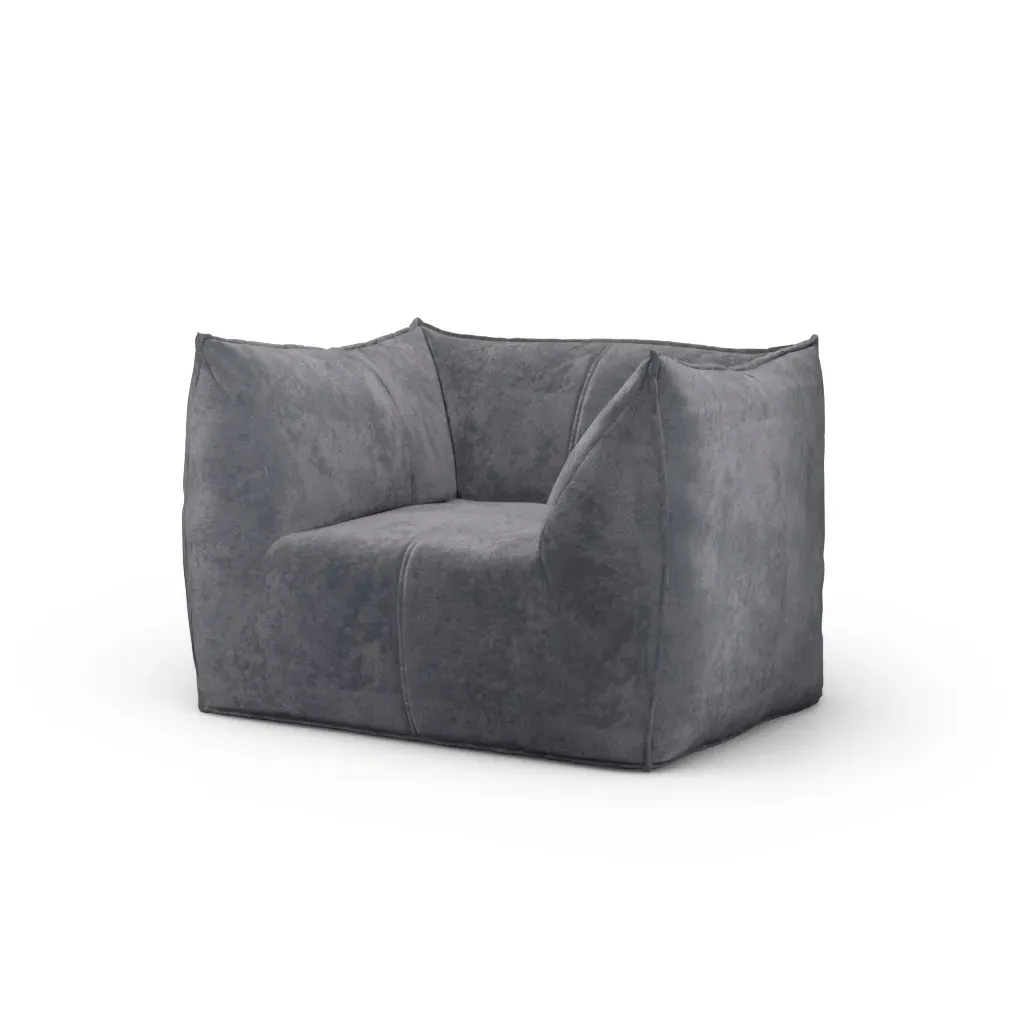 Mario Bellini Leandro Armchair - Pewter Grey, Chenille product