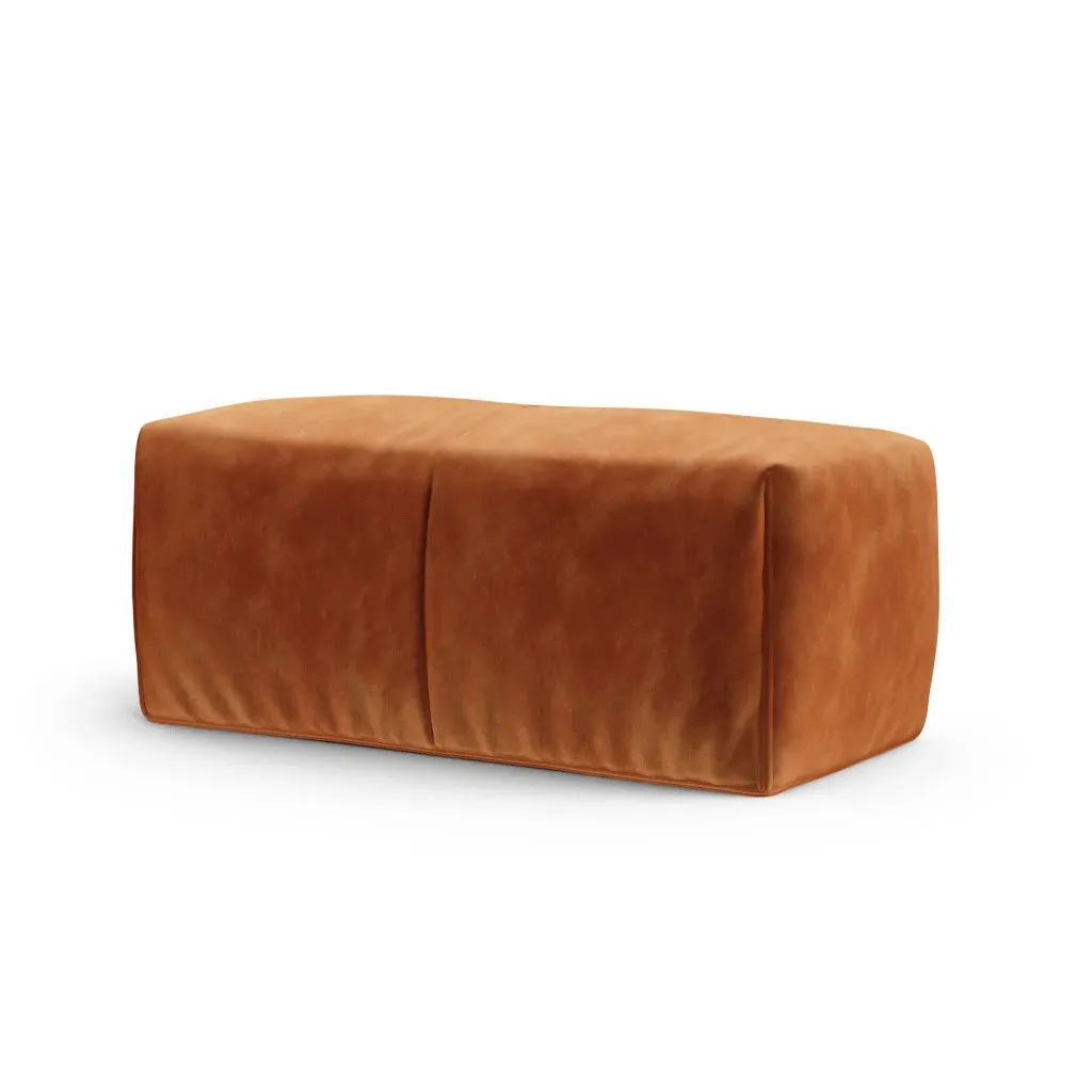 Mario Bellini Leandro Sofa Ottoman - Spice, Cotton Velvet product