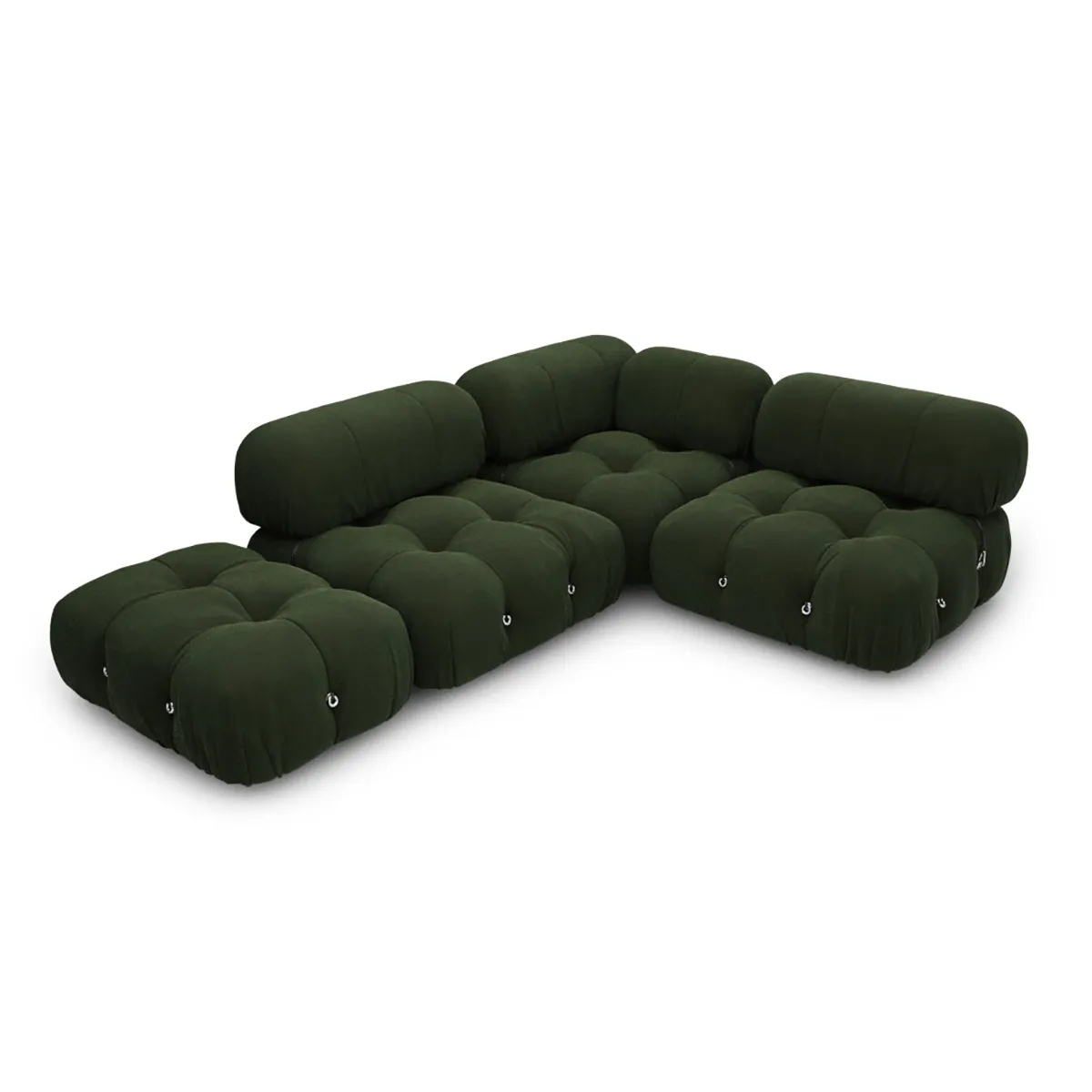 Mario Bellini Combination 009 Modular Sectional Sofa - Grand Forest, Faux Mohair Velvet product