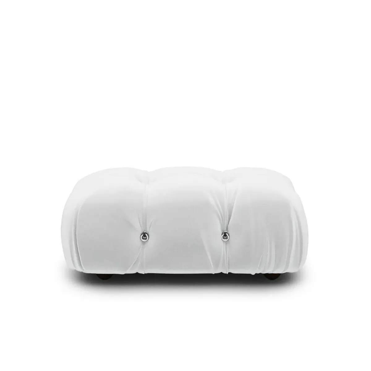 Mario Bellini Ottoman Sofa Module - Glacier White, Faux Mohair Velvet product