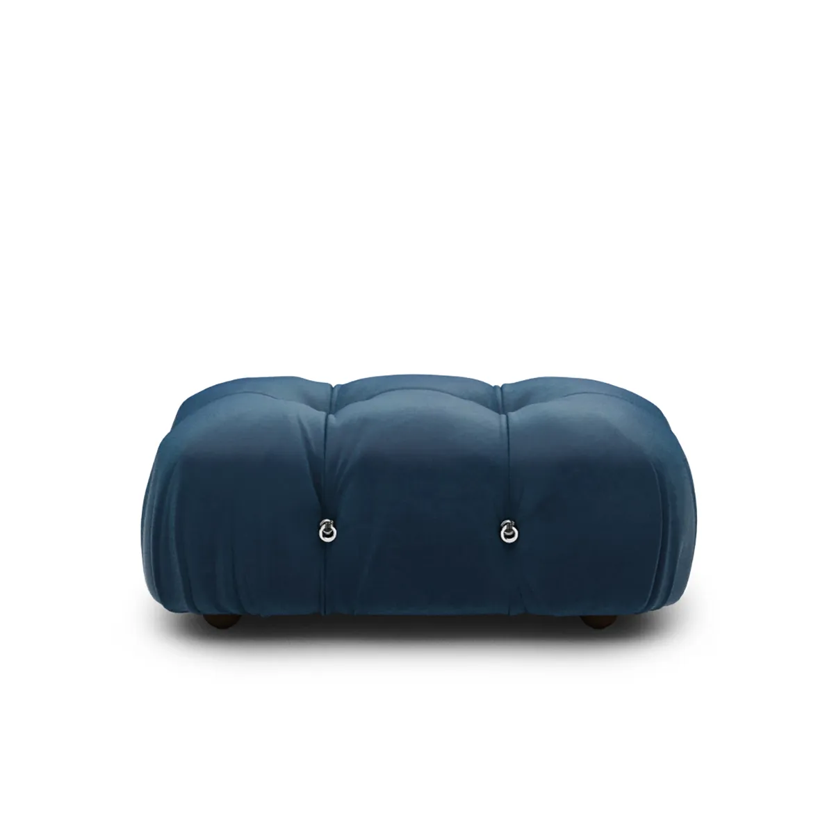 Sectional Sofa Ottoman - Space Blue, Faux Mohair Velvet product