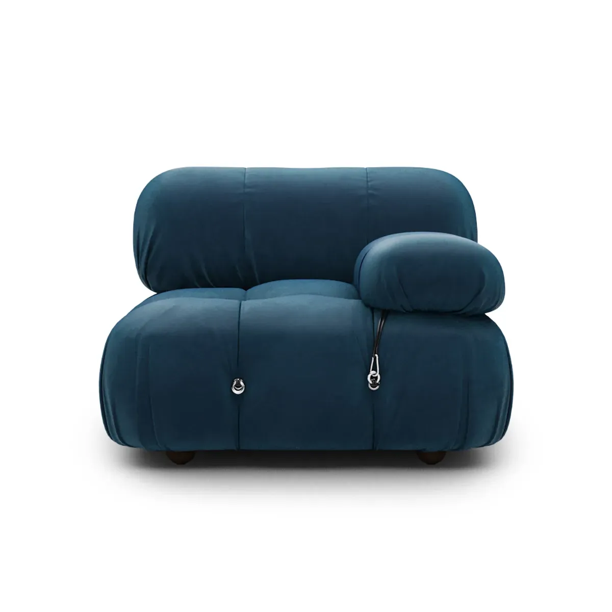Sofa Armrest Module - Space Blue, Faux Mohair Velvet product