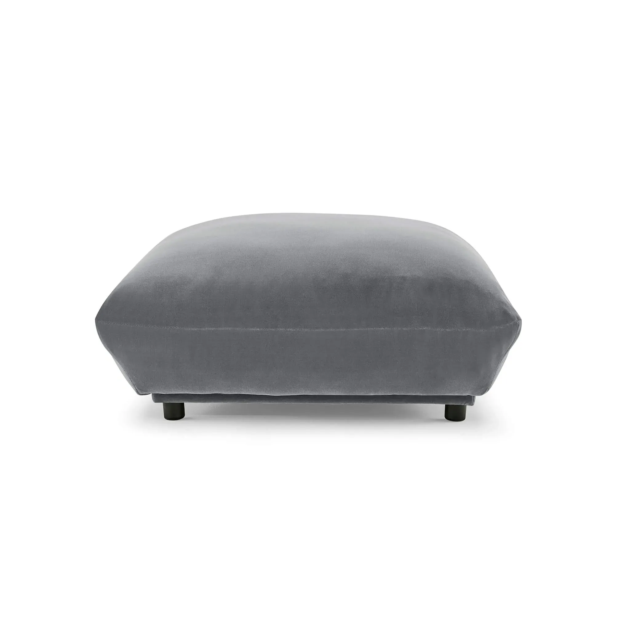 Marenco Ottoman Sofa - Faux Mohair Velvet, Quiet Rain product
