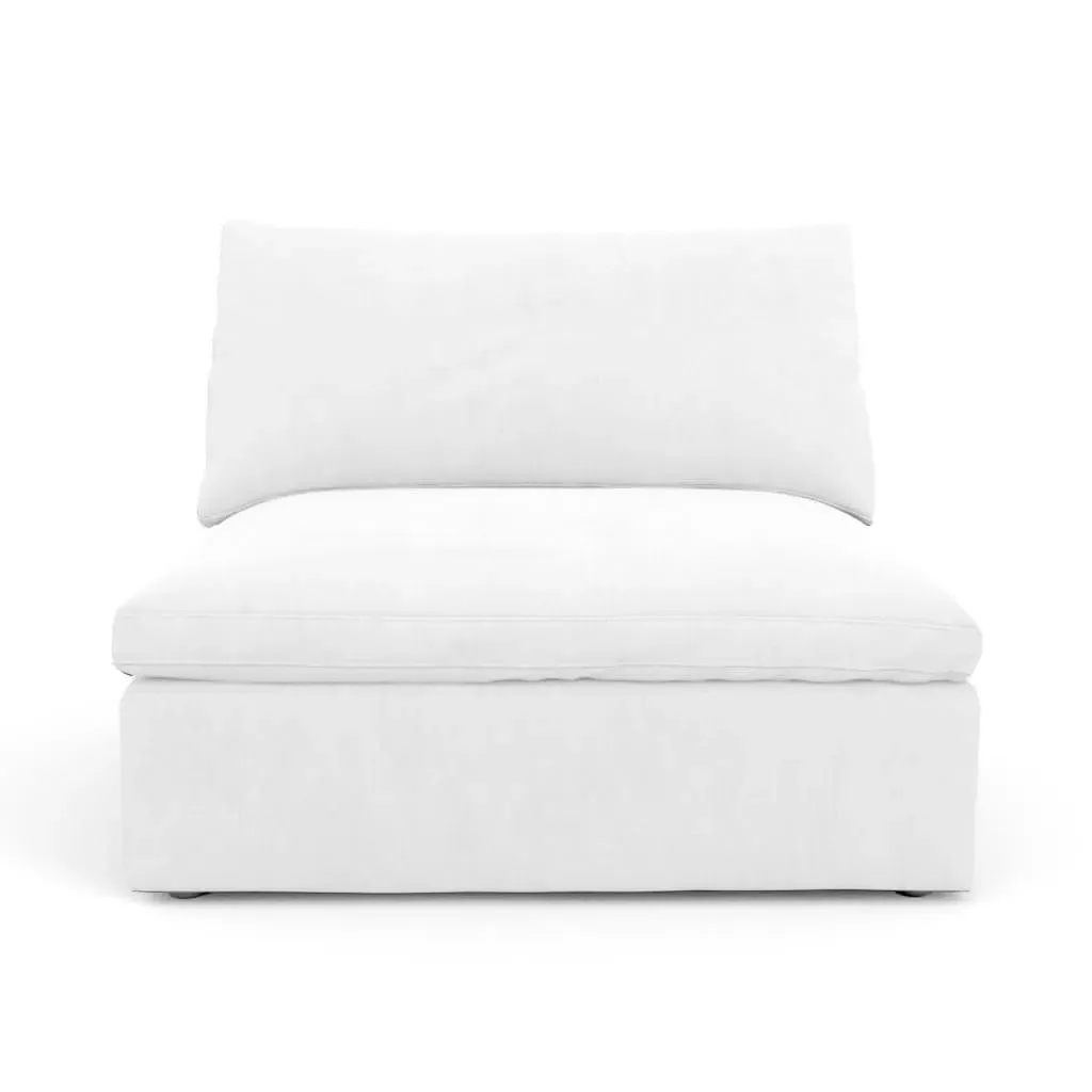 EM Sky Single Module Sofa - Storm, Performance Felt product