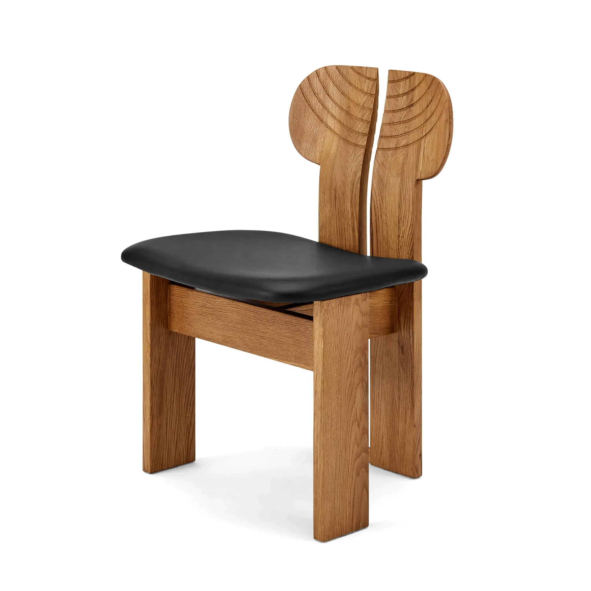 Afra & Artona Africa Dining Chair - Golden Oak, Leather product
