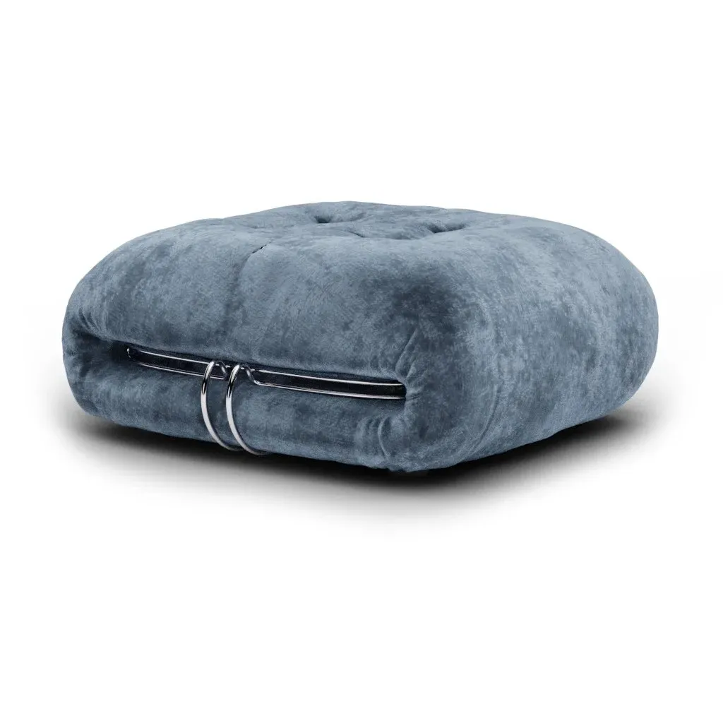 Soriana Ottoman - Cerulean Blue, Chenille product