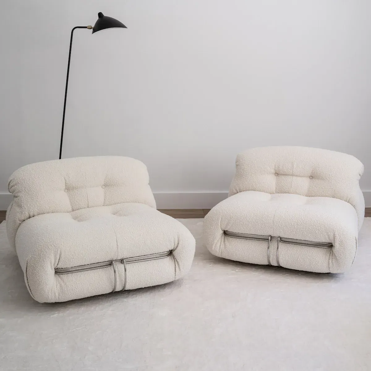 Soriana Single Seater Sofa - Pearl, Boucle product