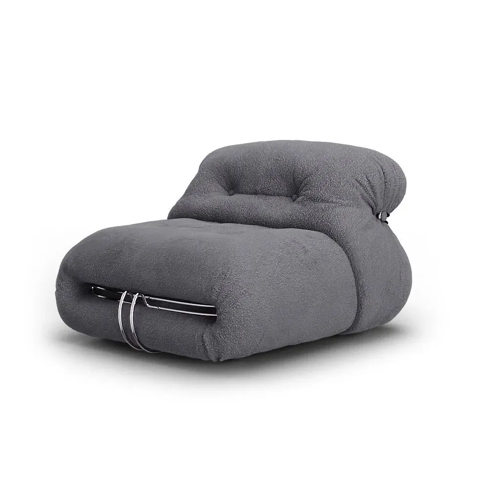 Soriana Single Seater Sofa - Pebble, Boucle product
