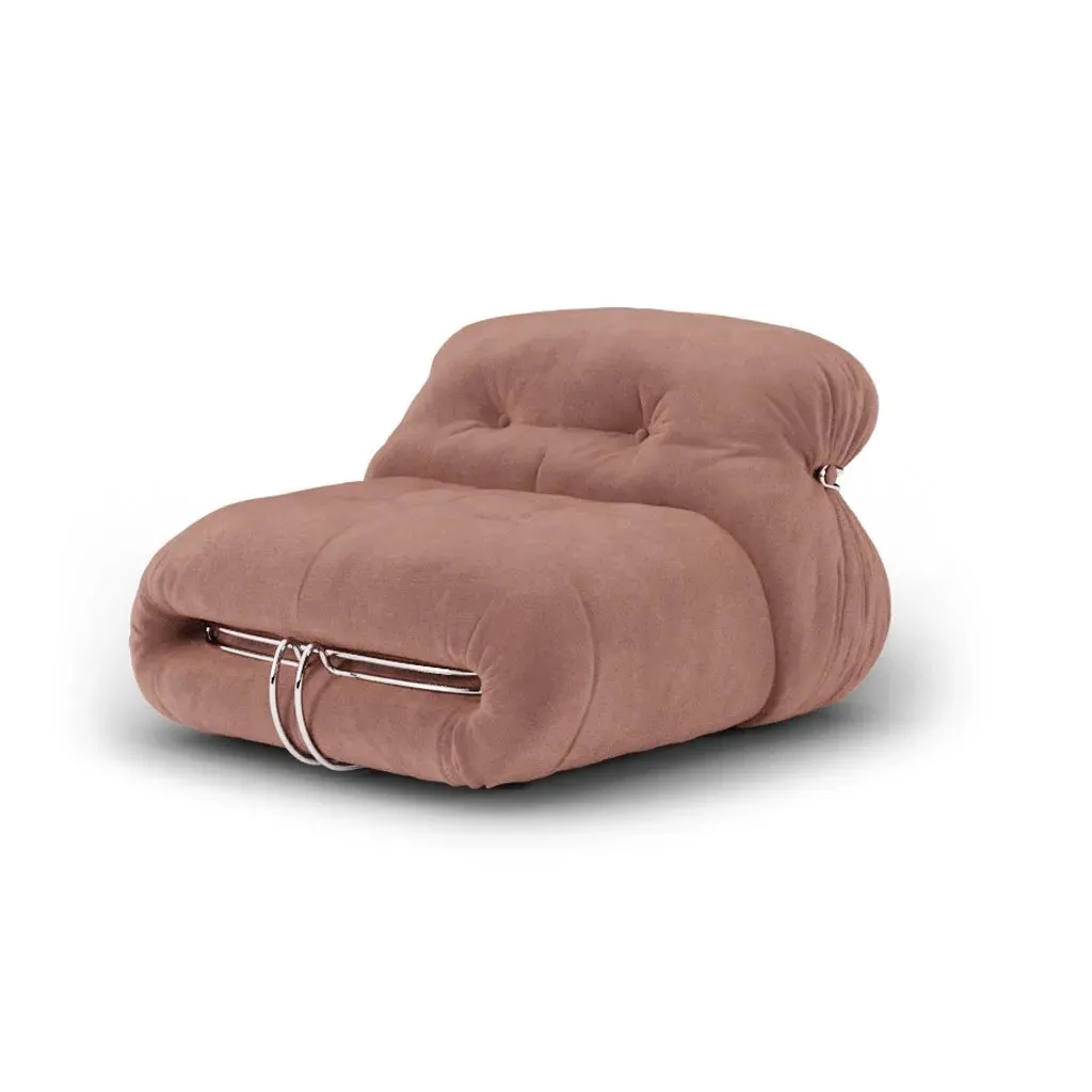 Soriana Single Sofa - Coral Haze, Performance Felt product
