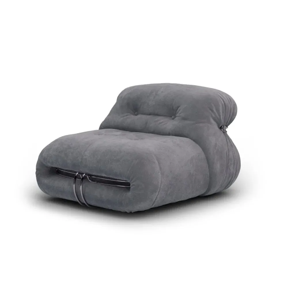 Soriana Single Sofa - Pewter Grey, Chenille product