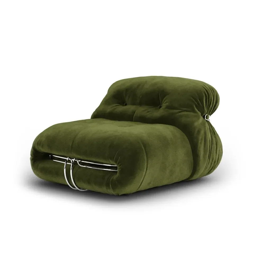 Soriana Single Sofa - Thyme, Cotton Velvet product