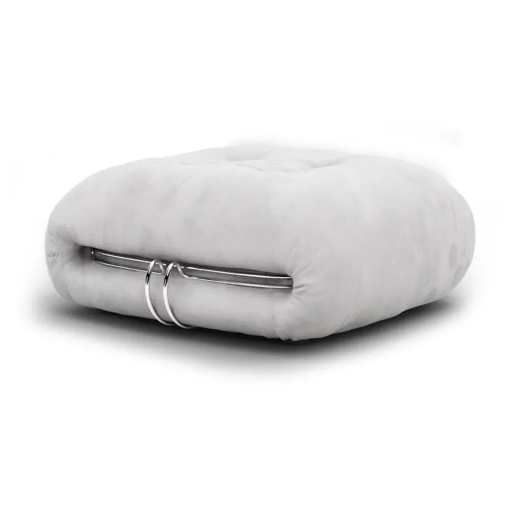 Soriana Sofa Ottoman - Beige, Suede product