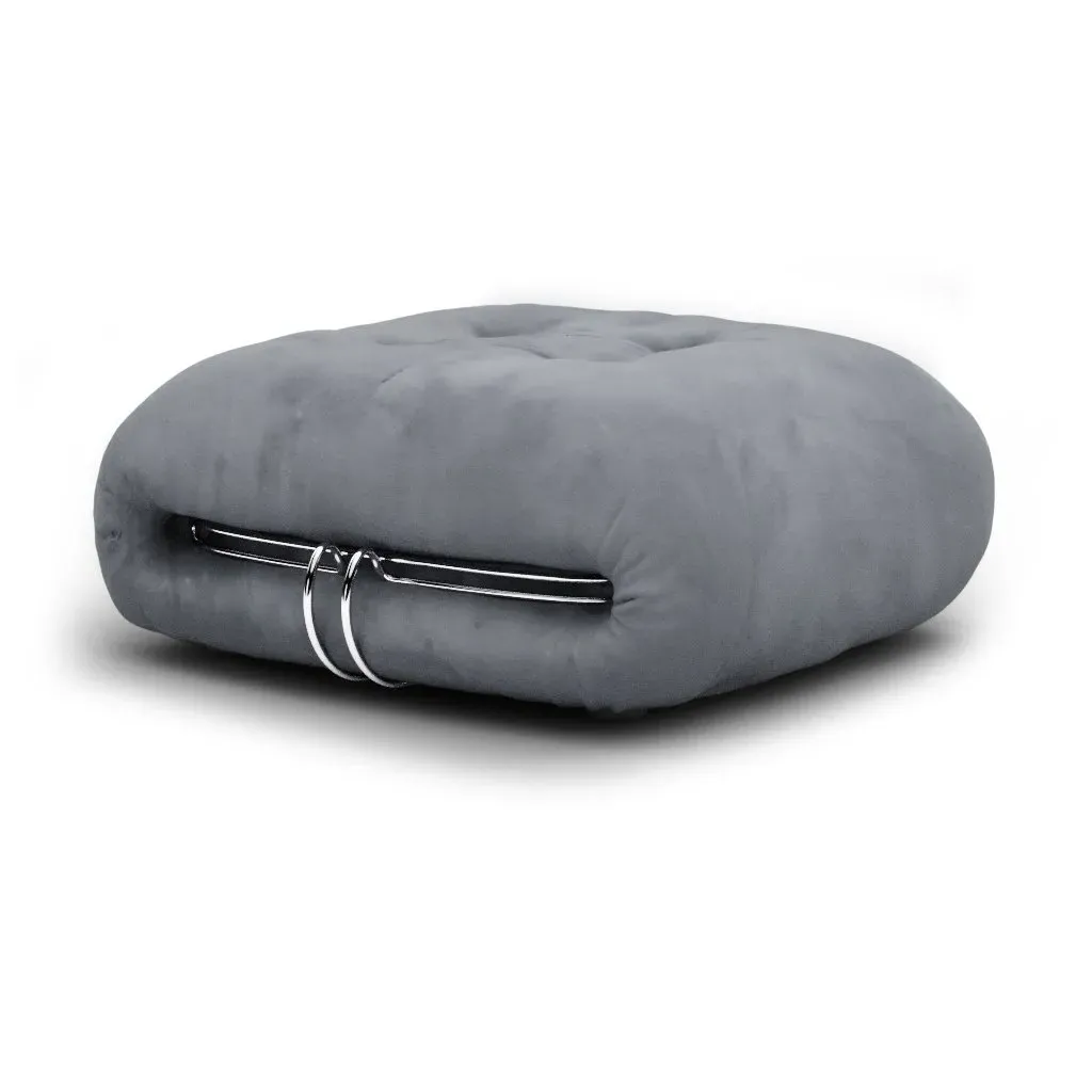 Soriana Sofa Ottoman - Charcoal, Suede product