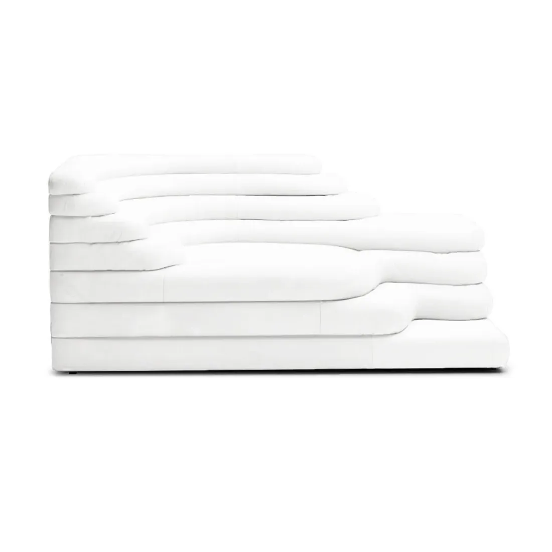 Terrazza Left-Facing Sofa - White, Vegan Leather product