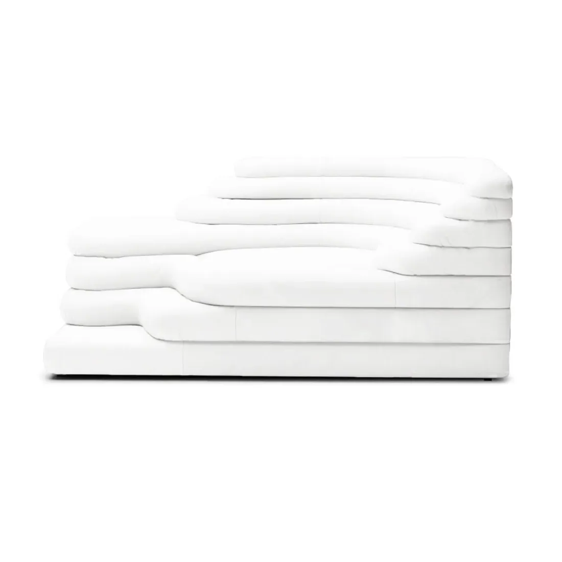 Terrazza Right-Hand Corner Sofa - White, Vegan Leather product