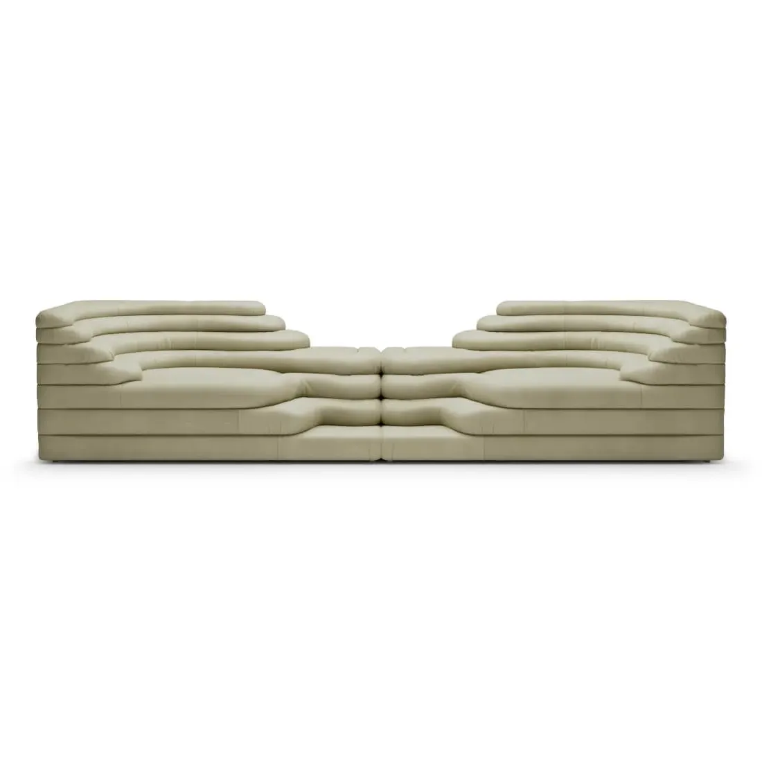 Terrazza Sofa - Stone Taupe, Distressed Vegan Leather product