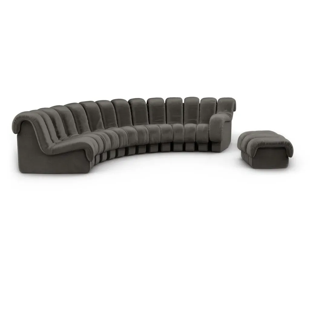 DS 600 Combination B Modular Sofa - Phantom Grey, Velvet product