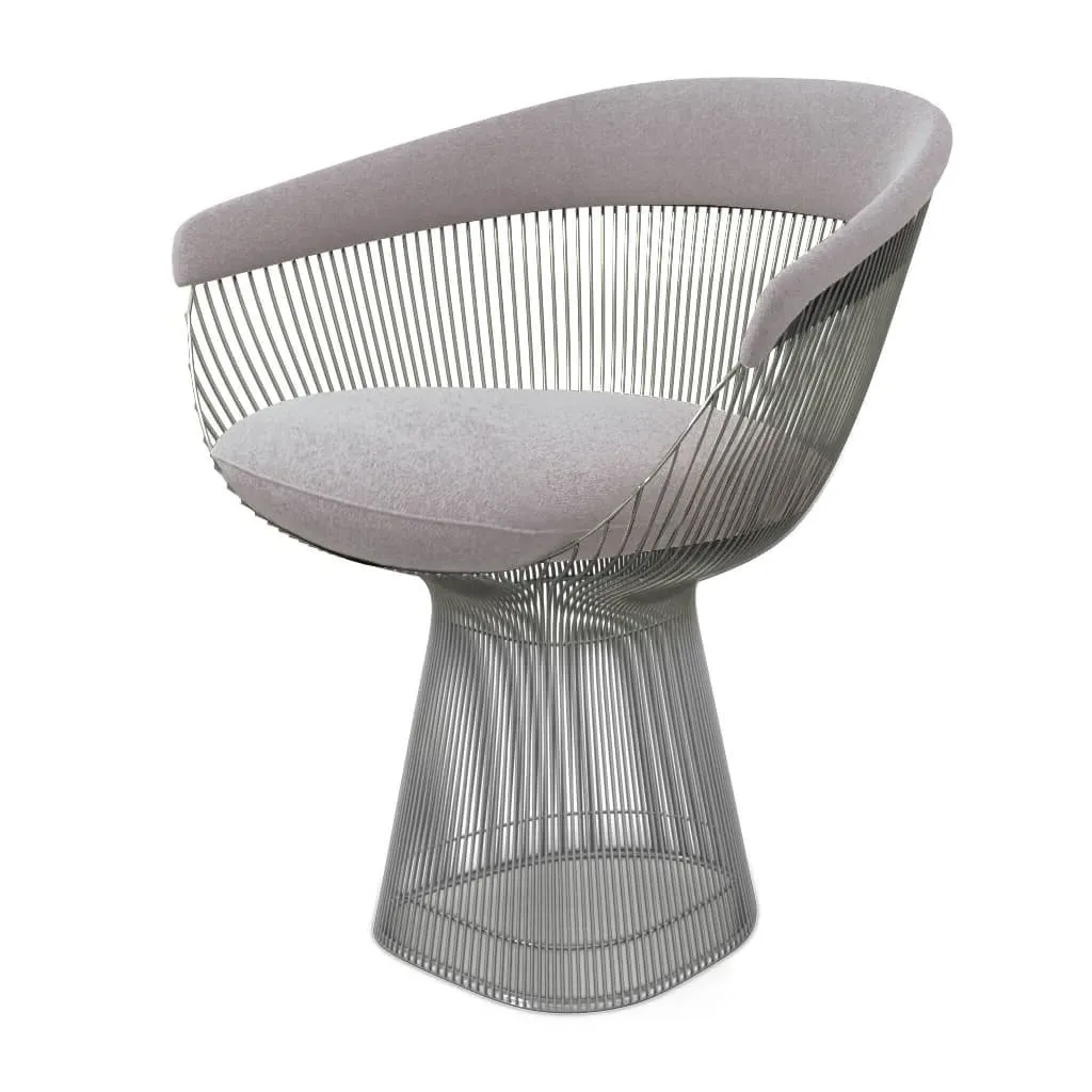 Platner Armchair - Chrome Base, Cashmere product