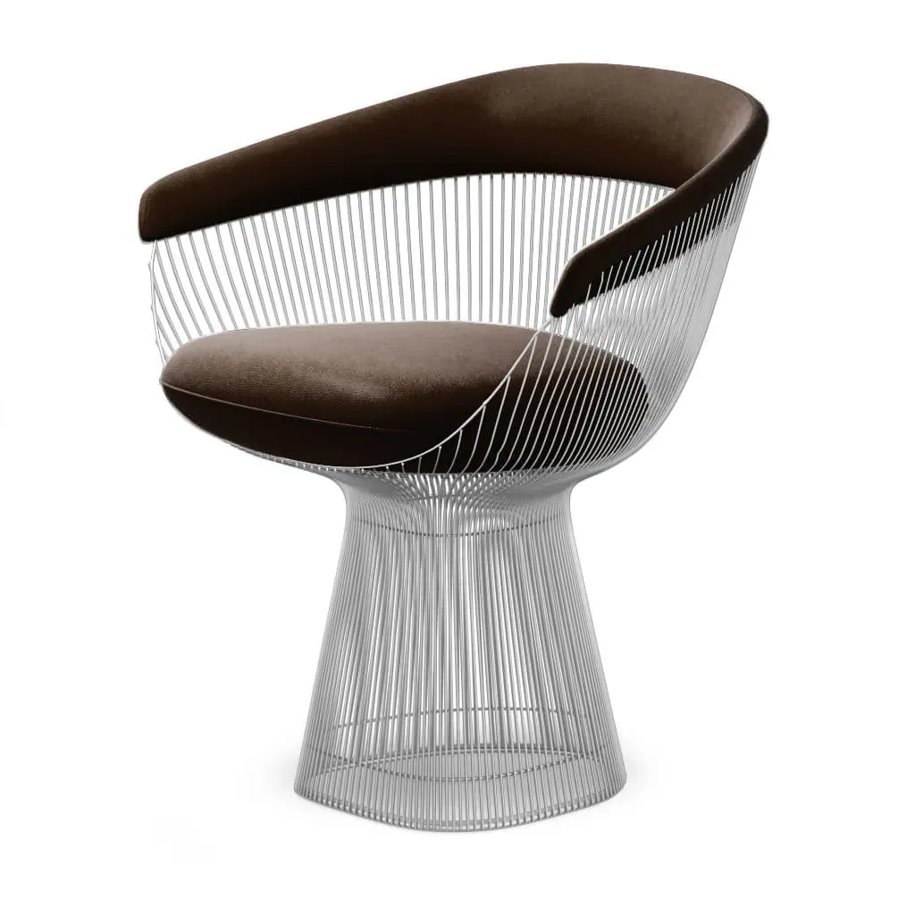 Platner Armchair - Chrome, Top Grain Leather product