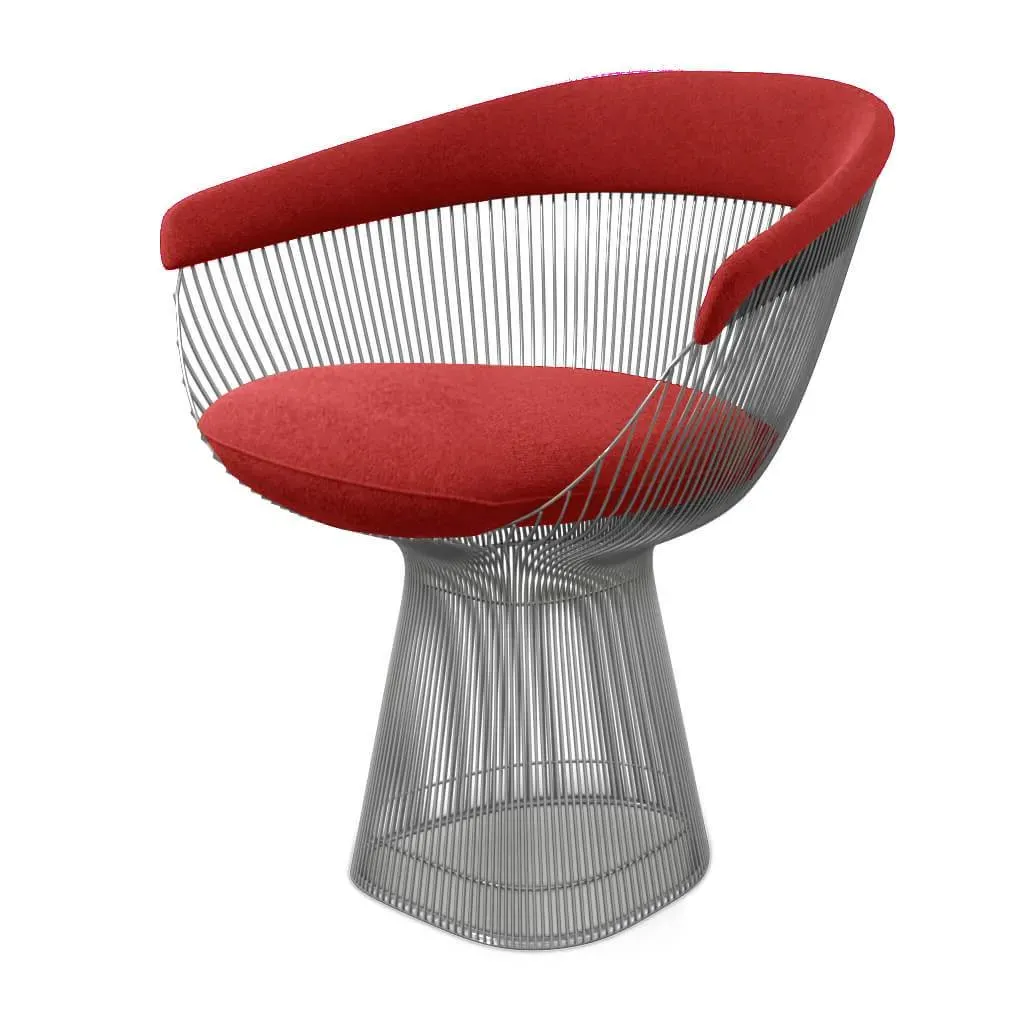 Platner Armchair - Imperial Red, Cashmere product