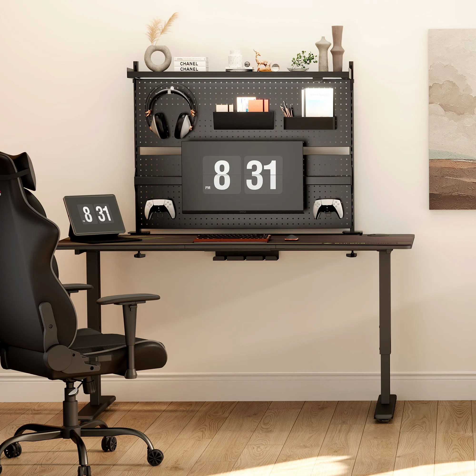 Aegispeg Desk-Mounted Pegboard with Privacy Panel image