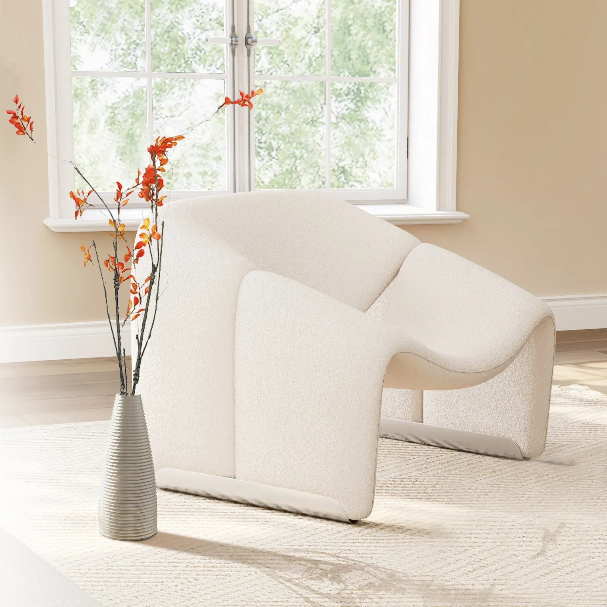 ALD-01 Fall Ficus Branches 21" 5pcs - Orange-red