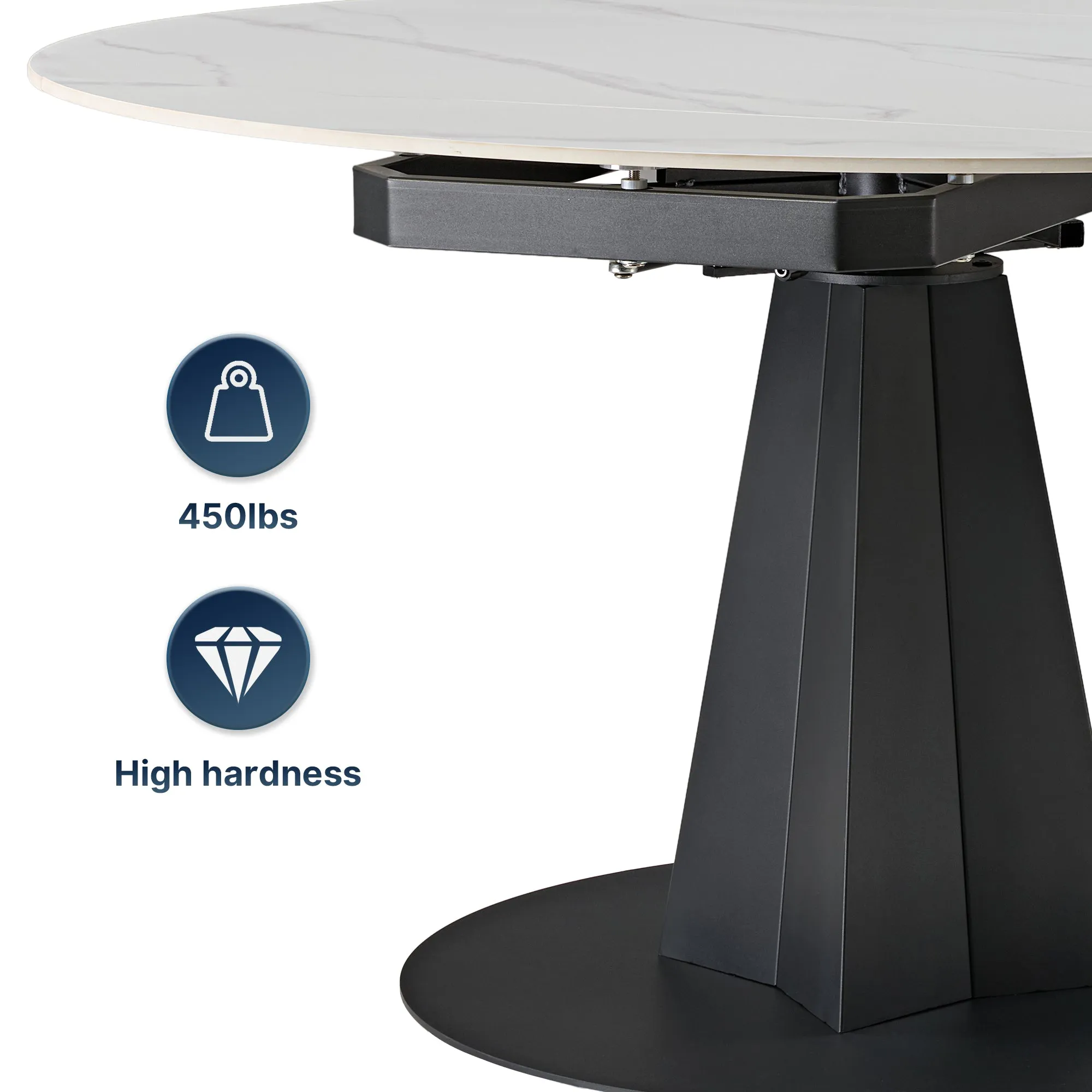 Amelia Round Extendable Dining Table