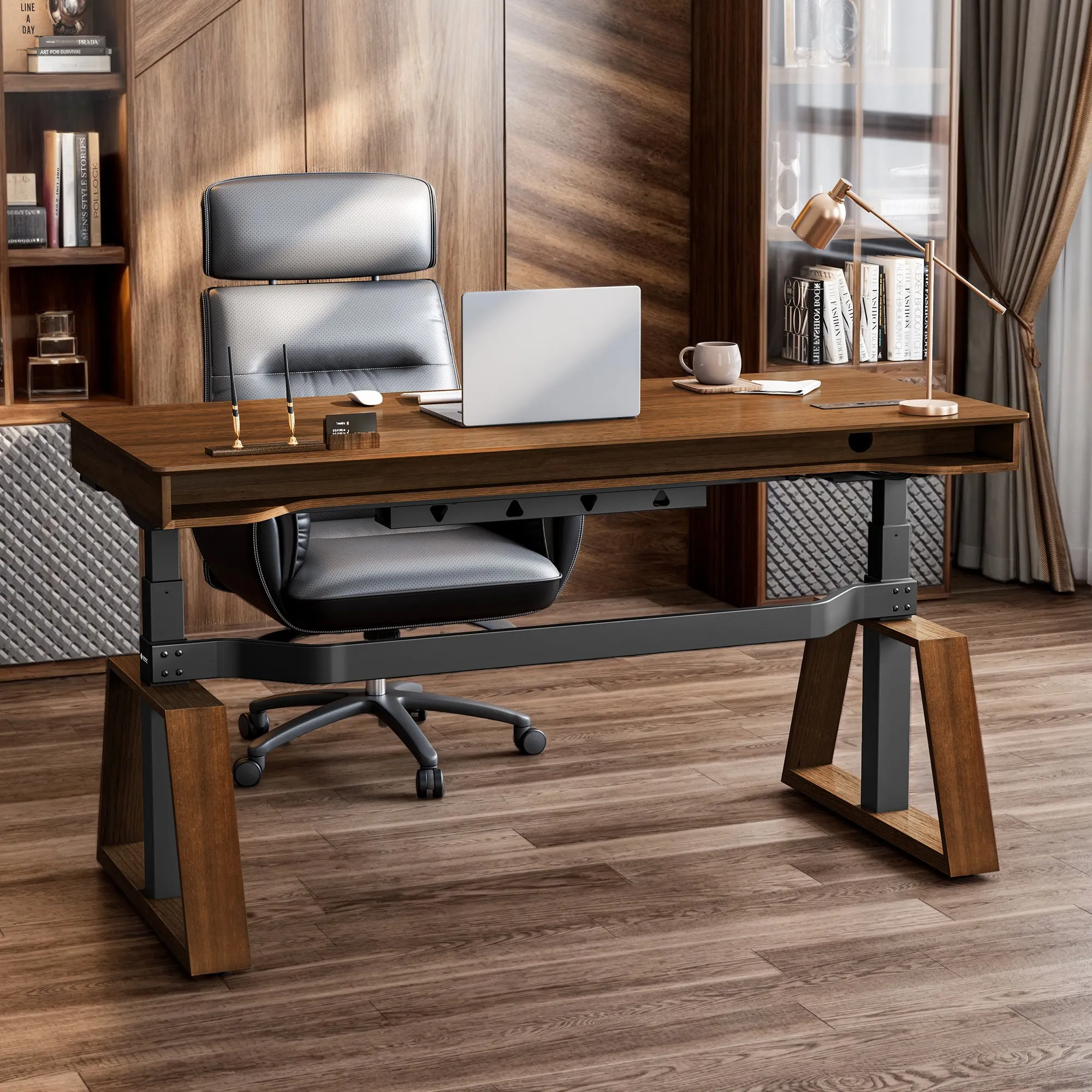Ark Executive Standing Desk with Drawers