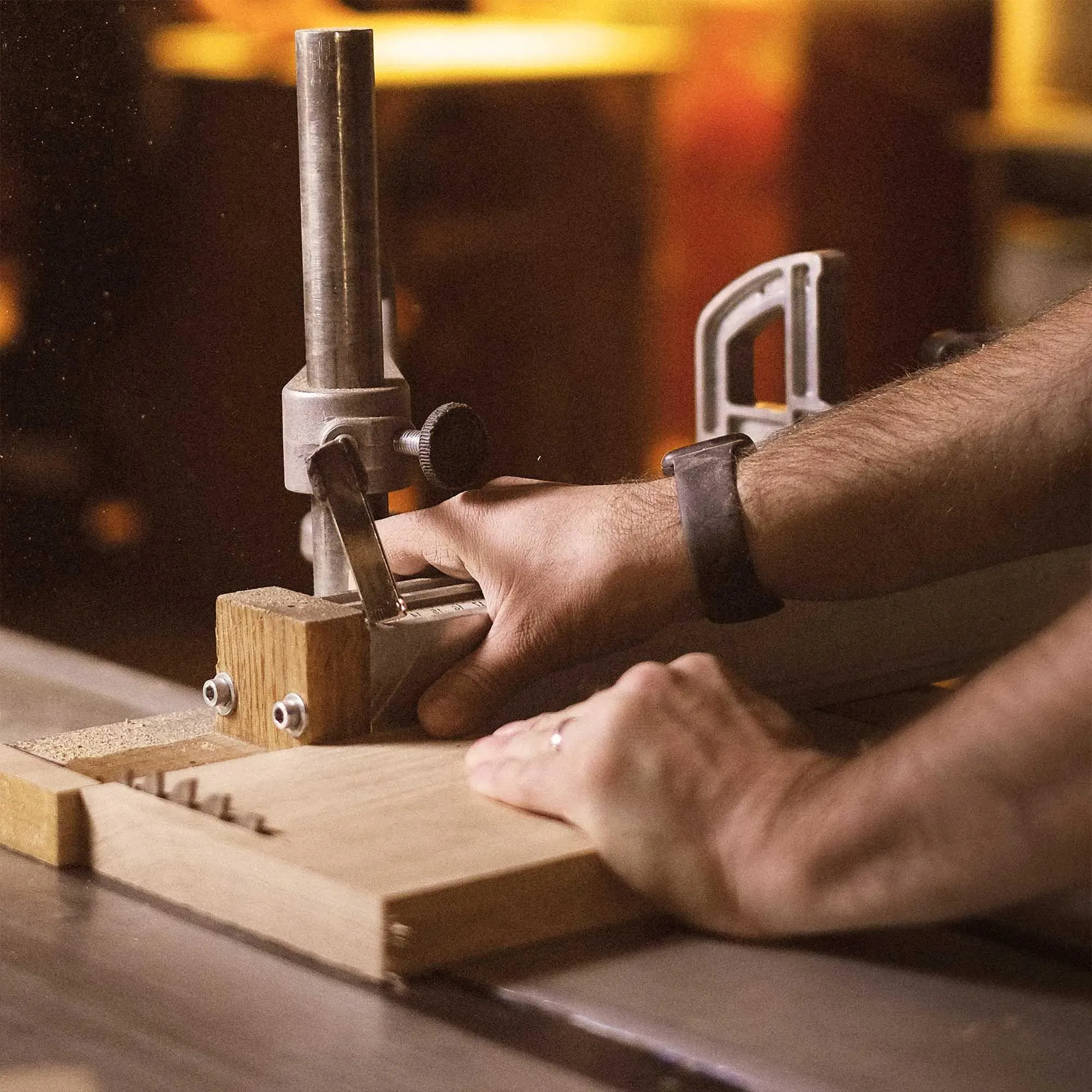 Ark Pro L-Shaped Standing Desk - Walnut