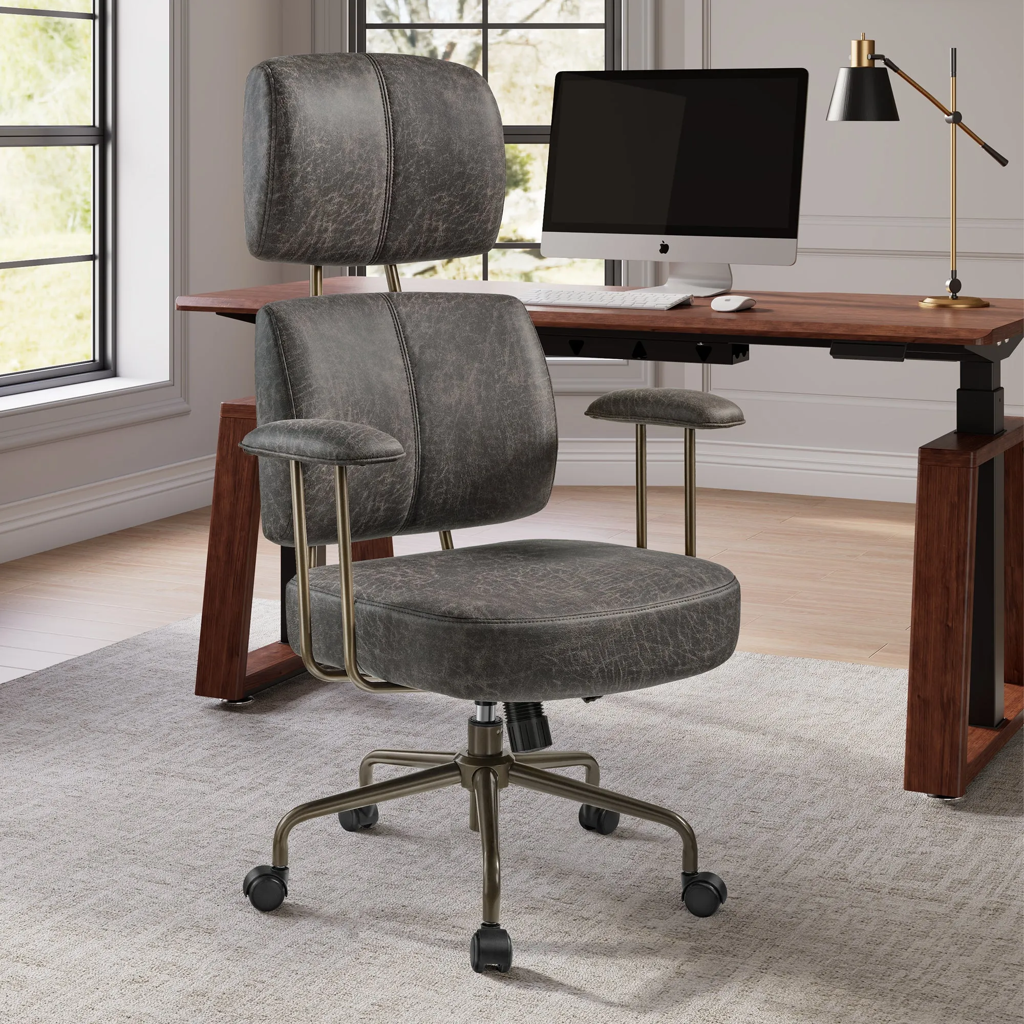 Cameron High Back Adjustable Office Chair - Gray product