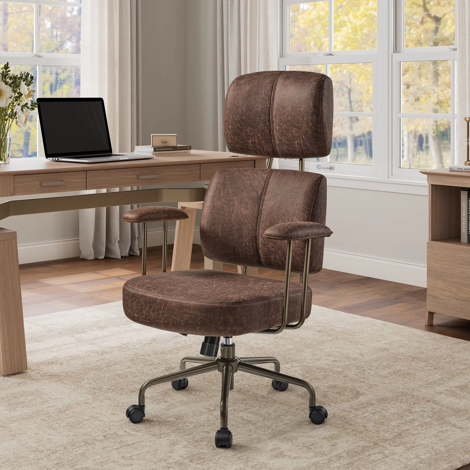 Cameron High Back Office Chair with Adjustable Headrest