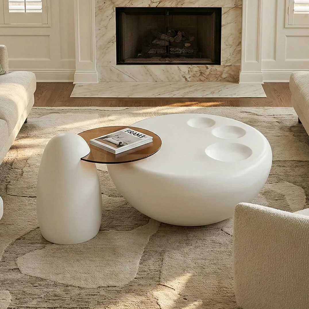 Cat Claw Coffee Table with Penguin Side Table Set alternate view