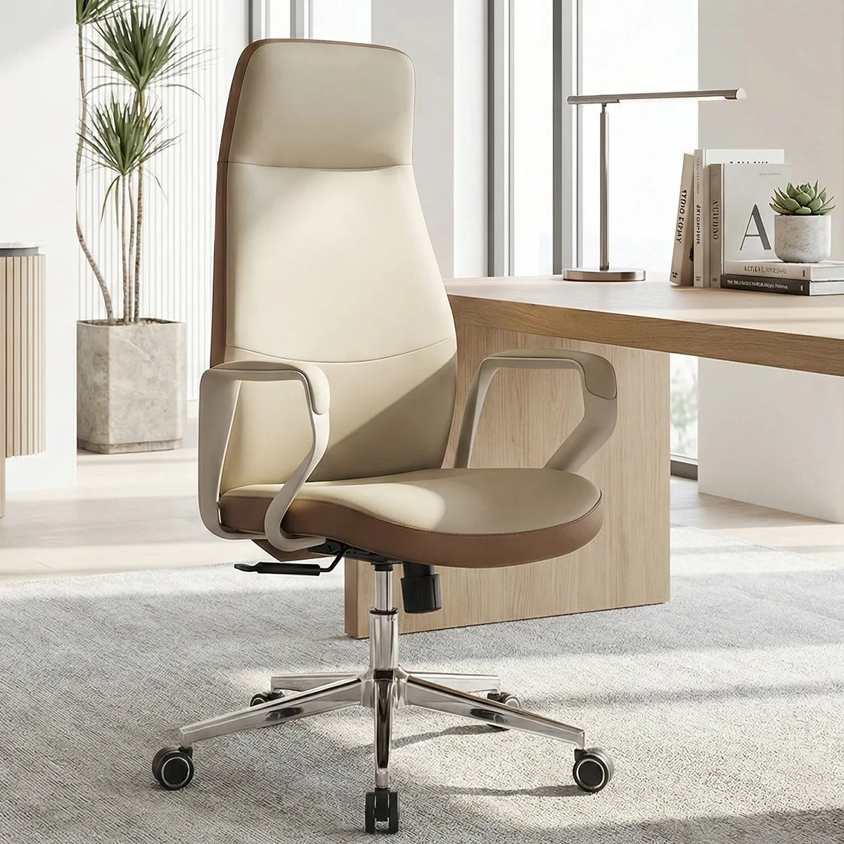 Clara Executive Office Chair - Faux Leather