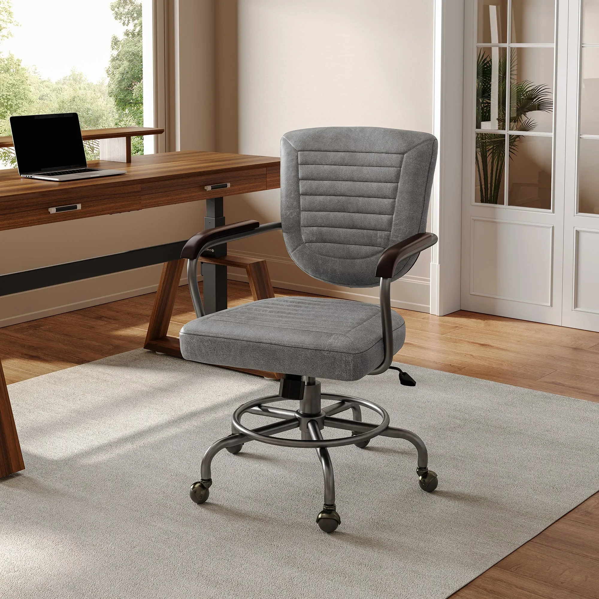 Cole Solid Wood Arm Task Office Chair