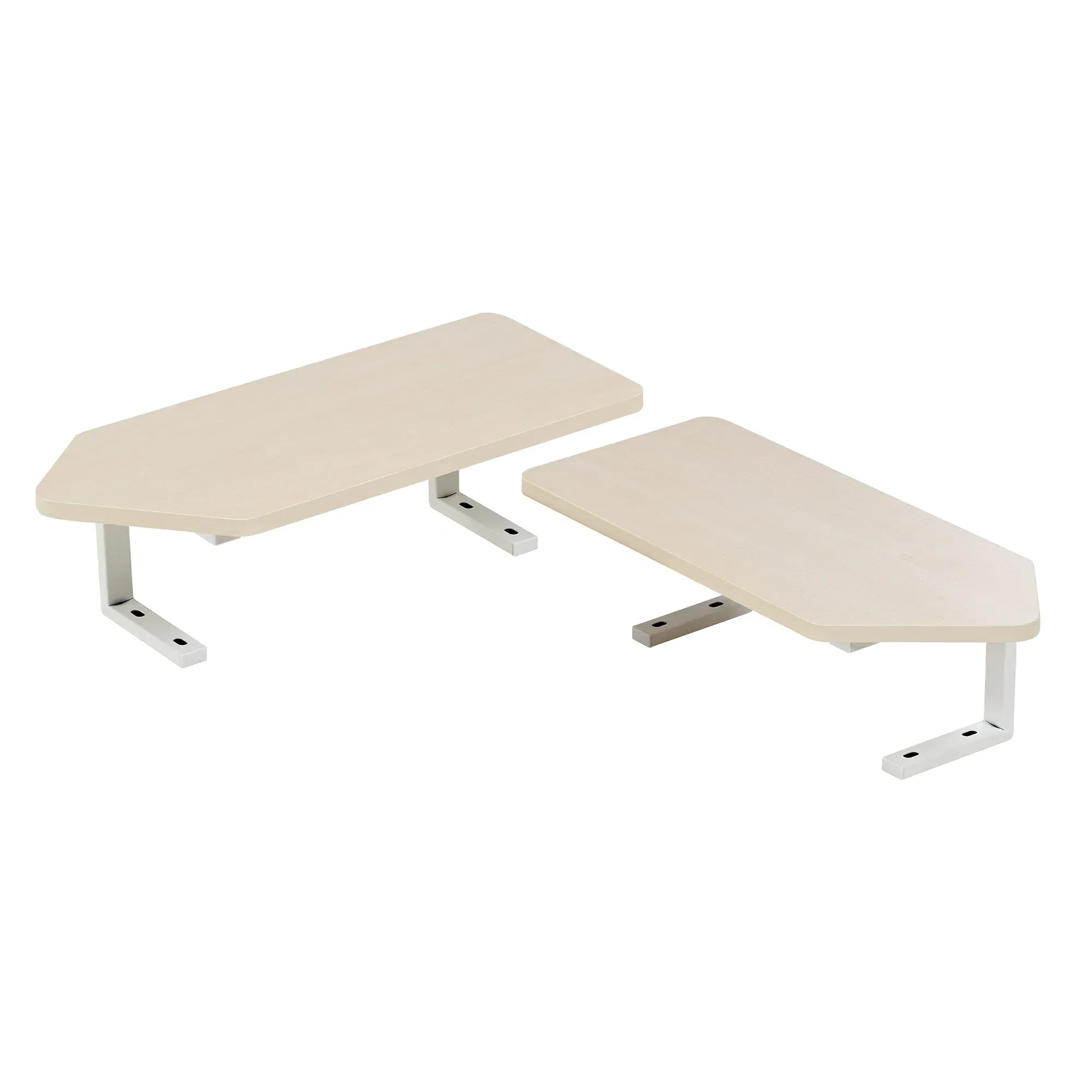 Convertible Desktop Shelves Set of 2 - Maple
