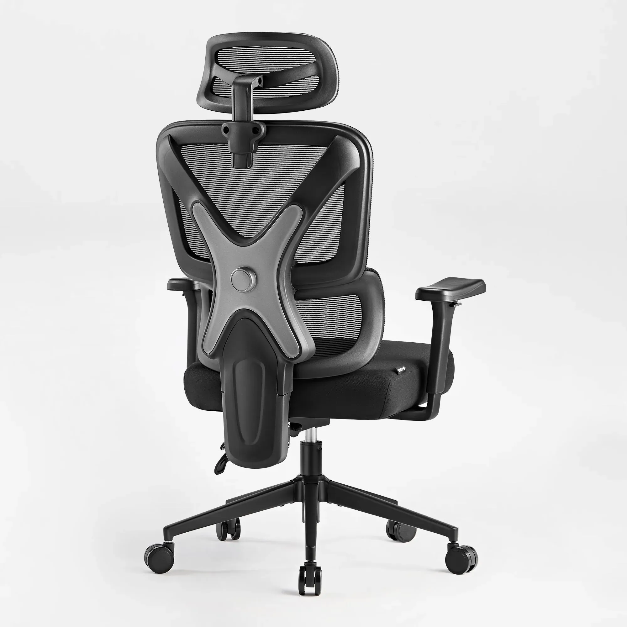 Exis Ergonomic Office Chair with Lumbar Support - Black