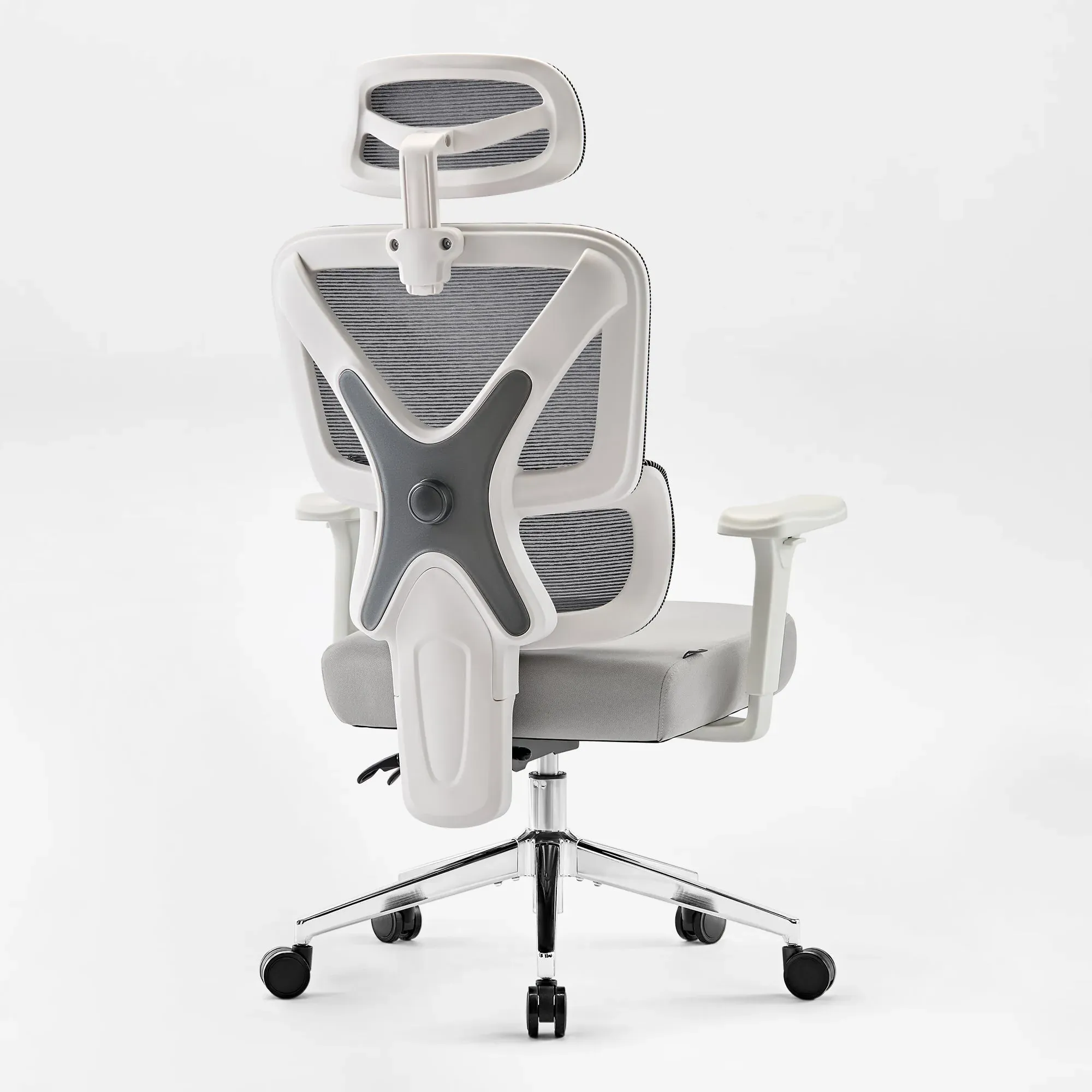 Exis Ergonomic Office Chair with Lumbar Support - White
