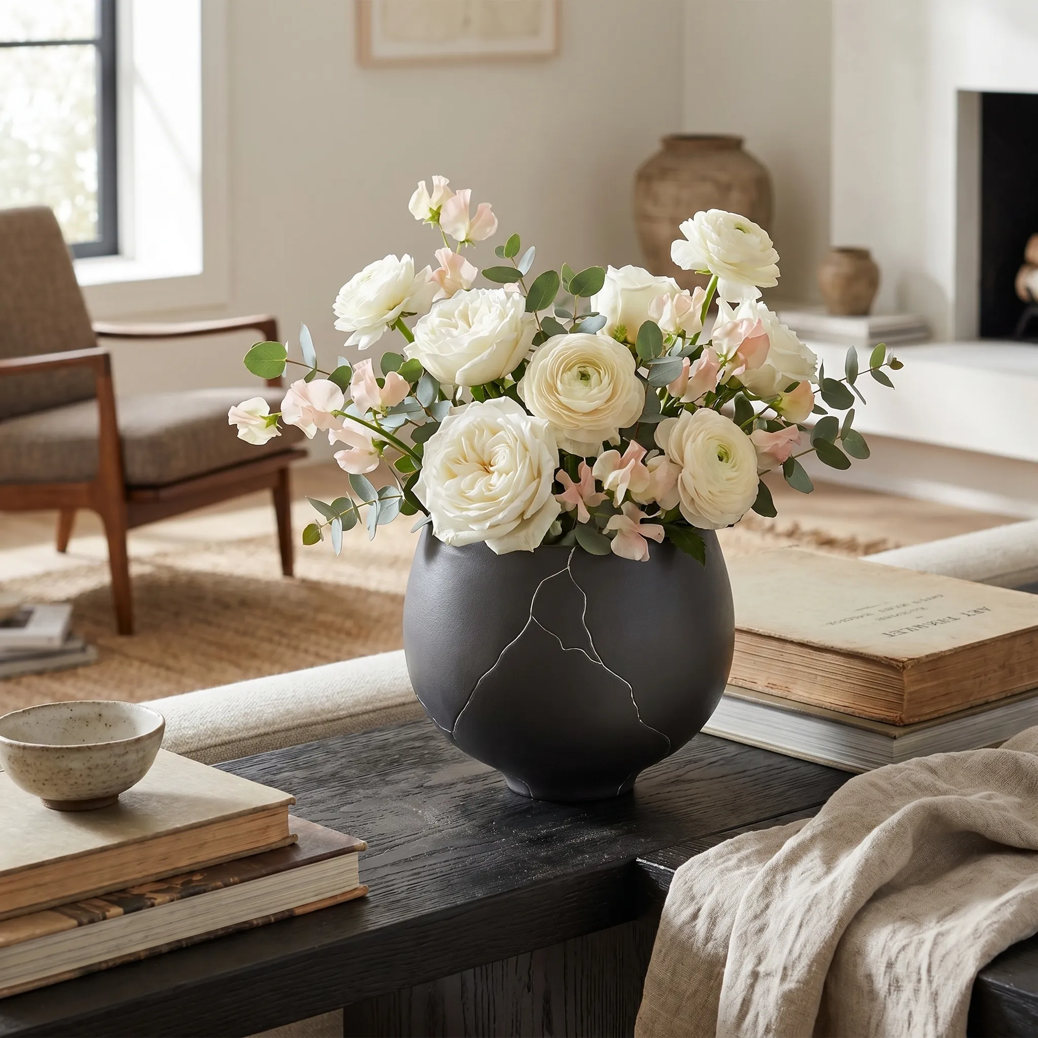 HD-09-B Flower Vase - Black product