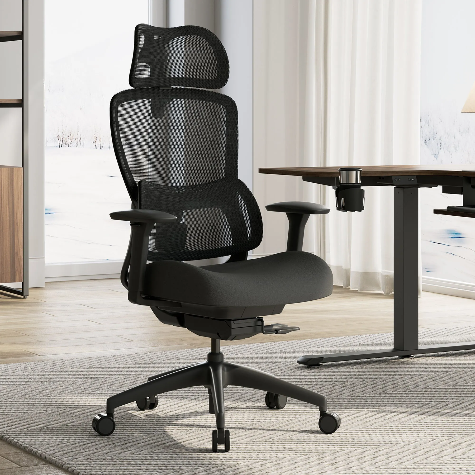 Lark Adjustable Lumbar Ergonomic Office Chair image