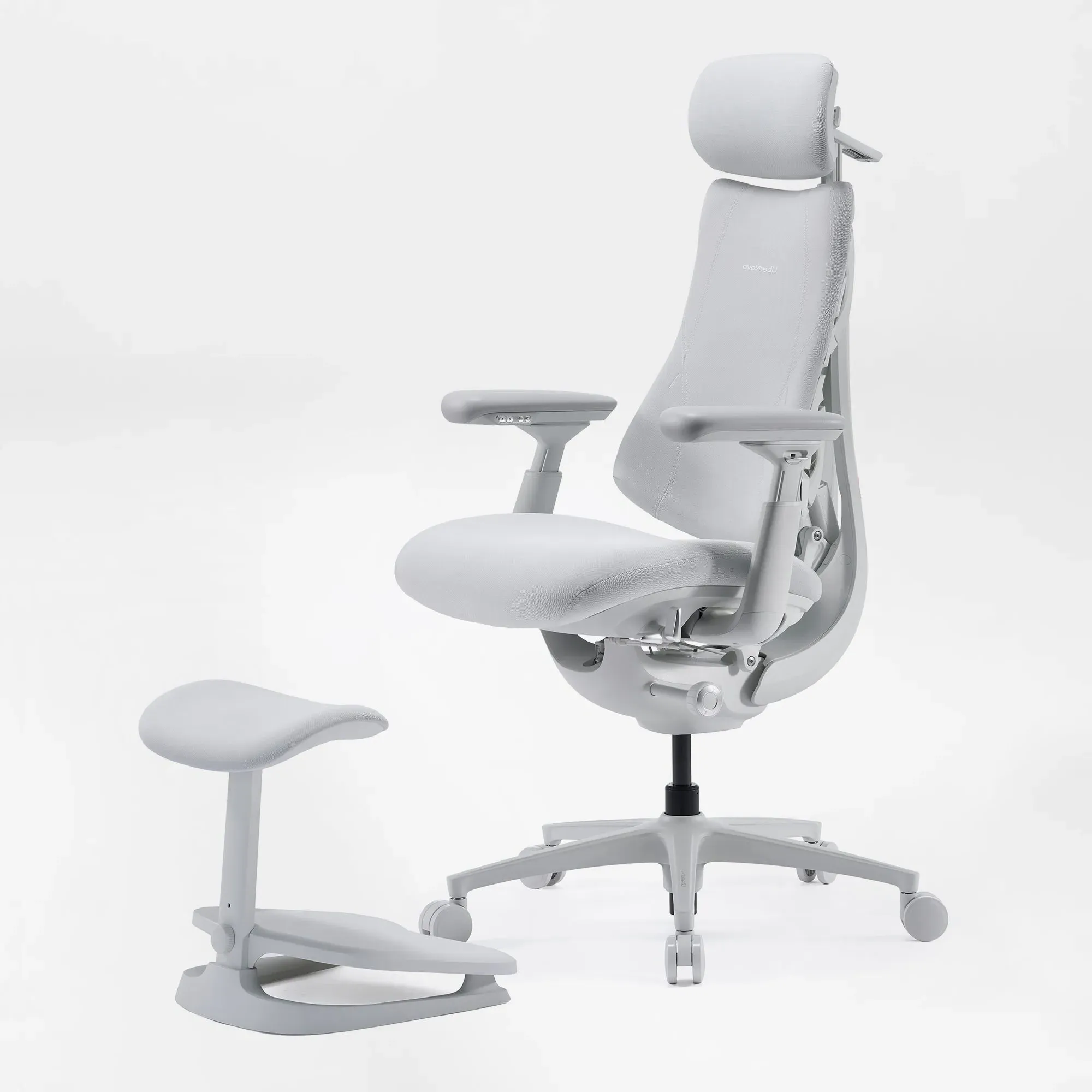 LiberNovo Omni Pro Ergonomic Chair with Footrest - Glacier