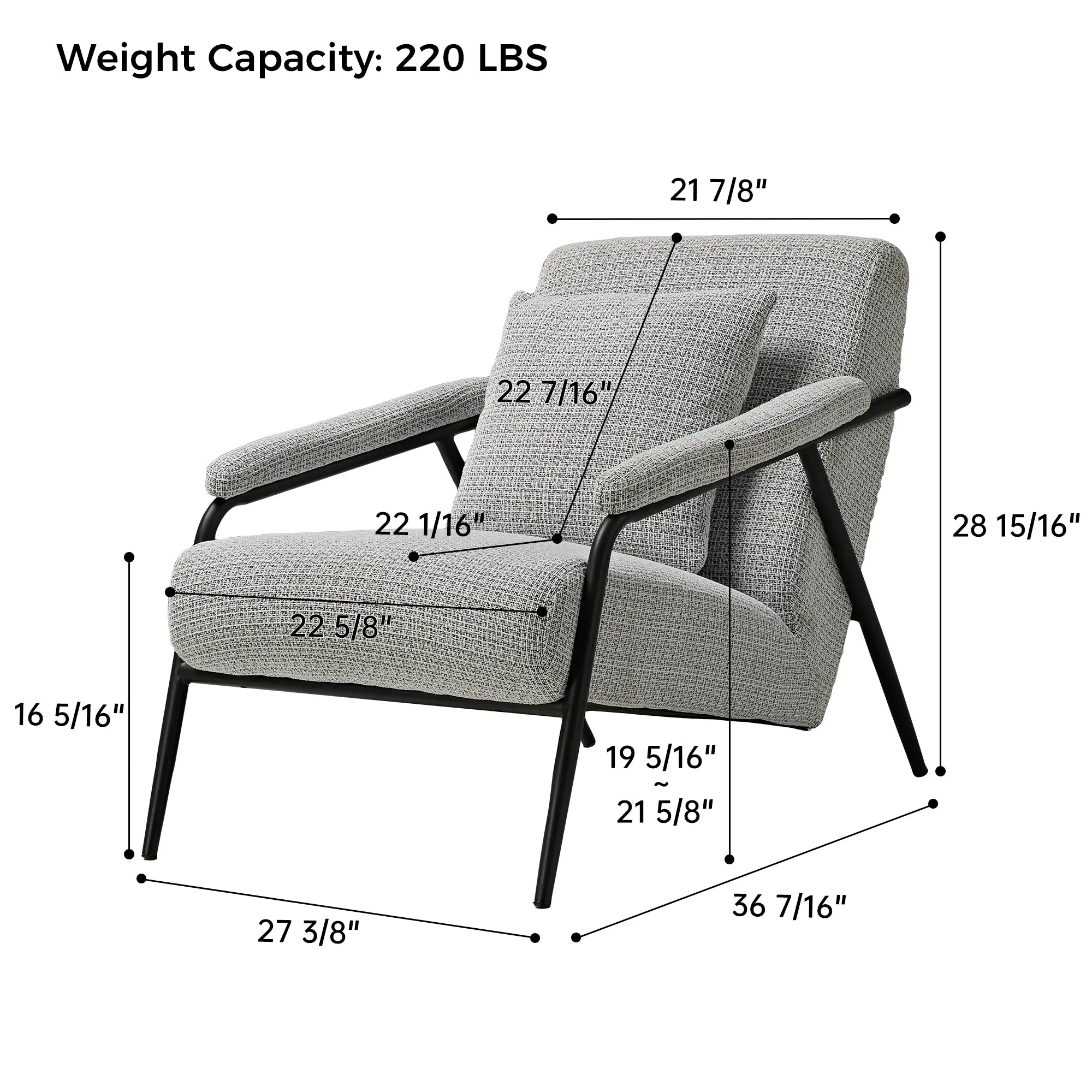 Lounge Chair - Gray
