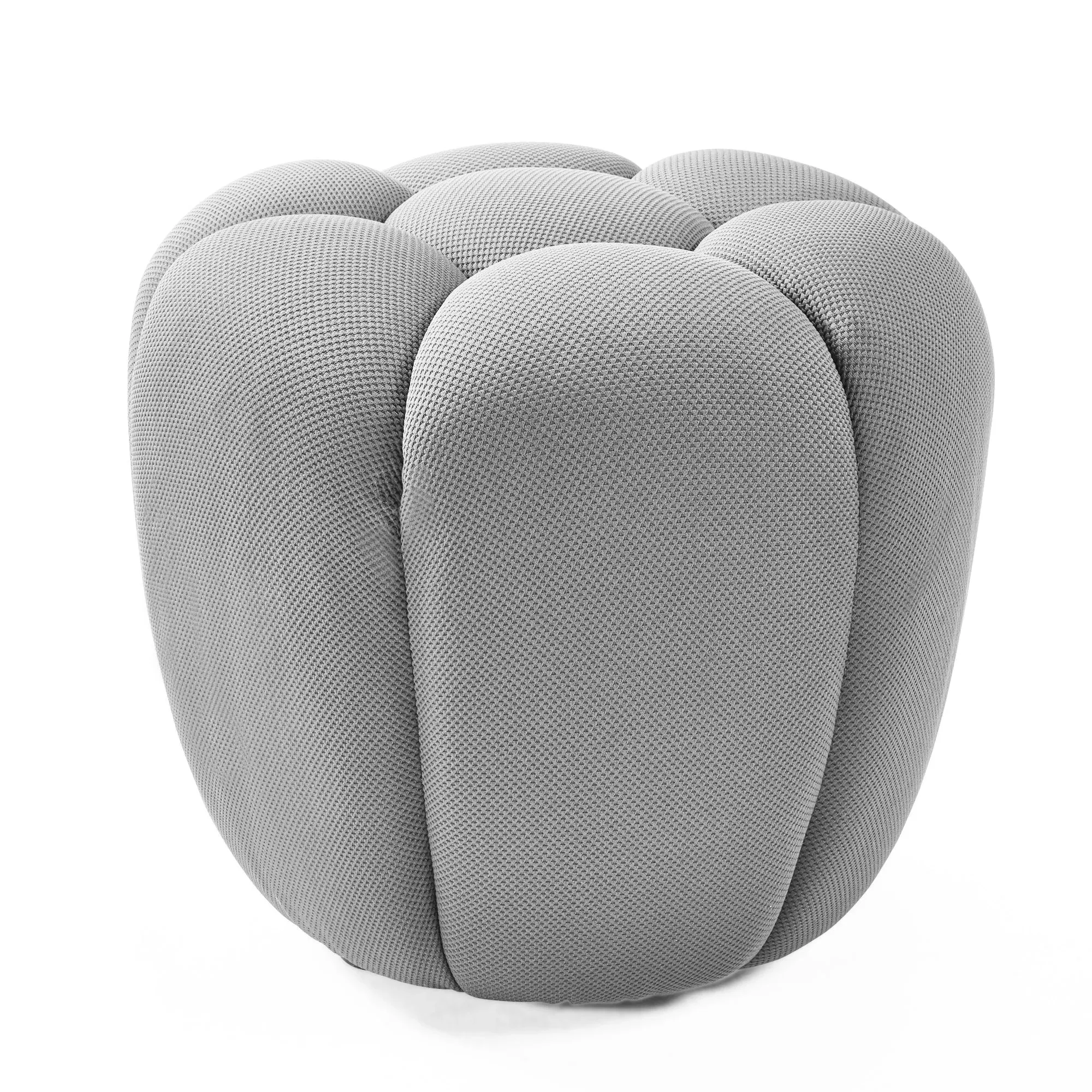 Luca Sofa Ottoman with Storage - Gray, Linen-Blend image
