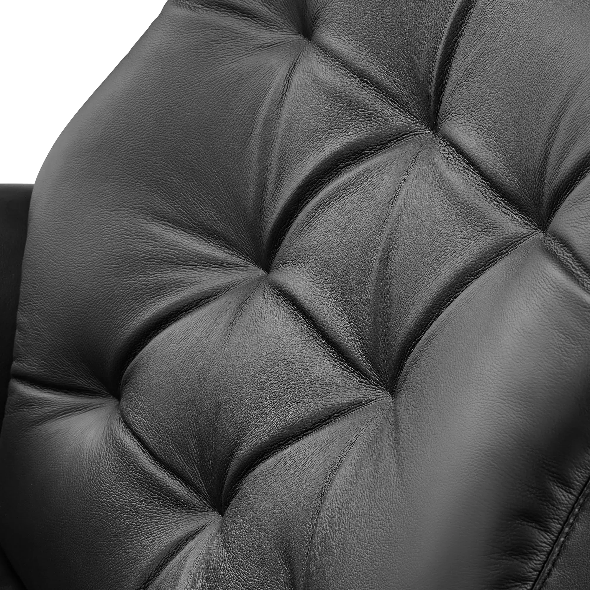 Matteo Lounge Chair and Ottoman - Leather