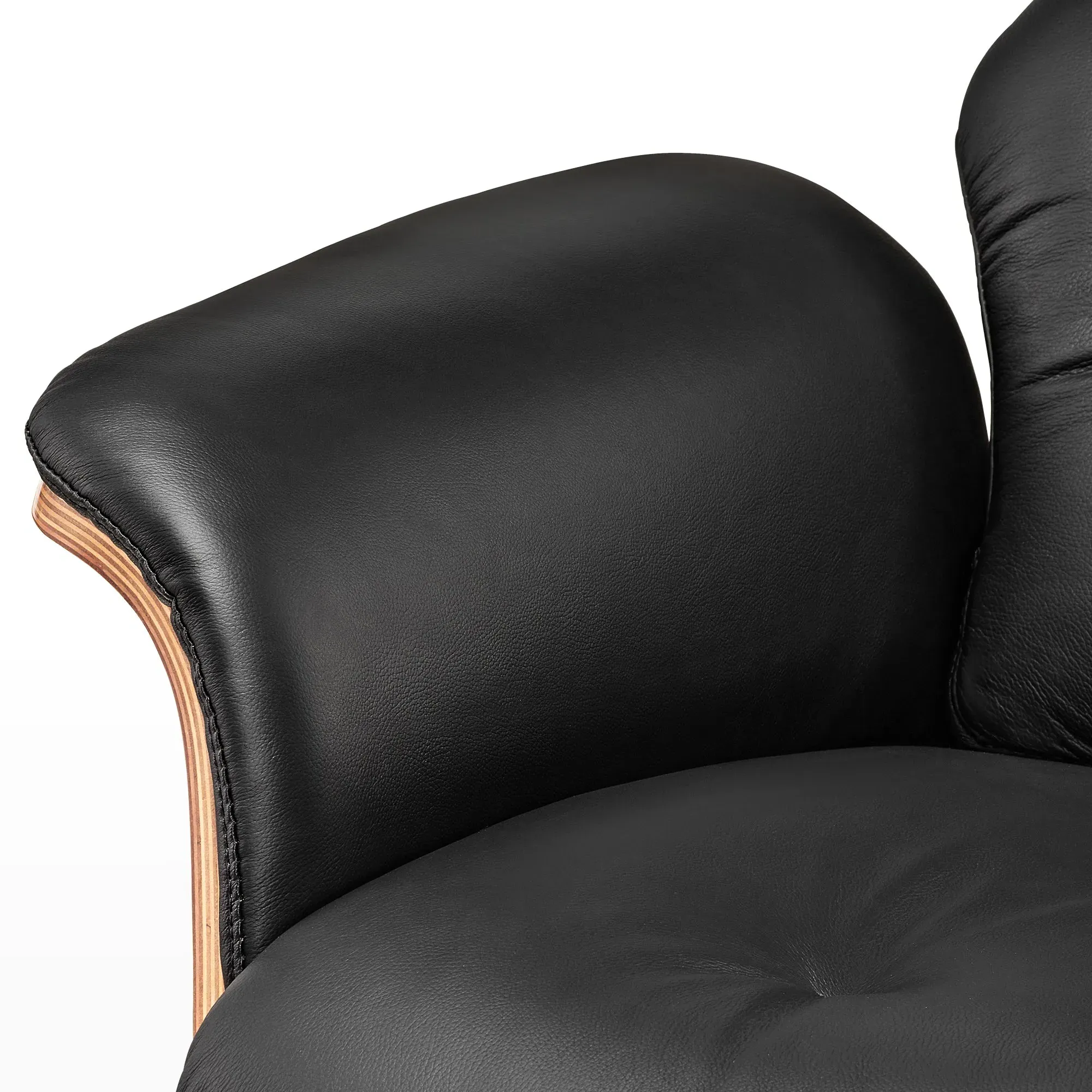 Matteo Lounge Chair and Ottoman - Leather