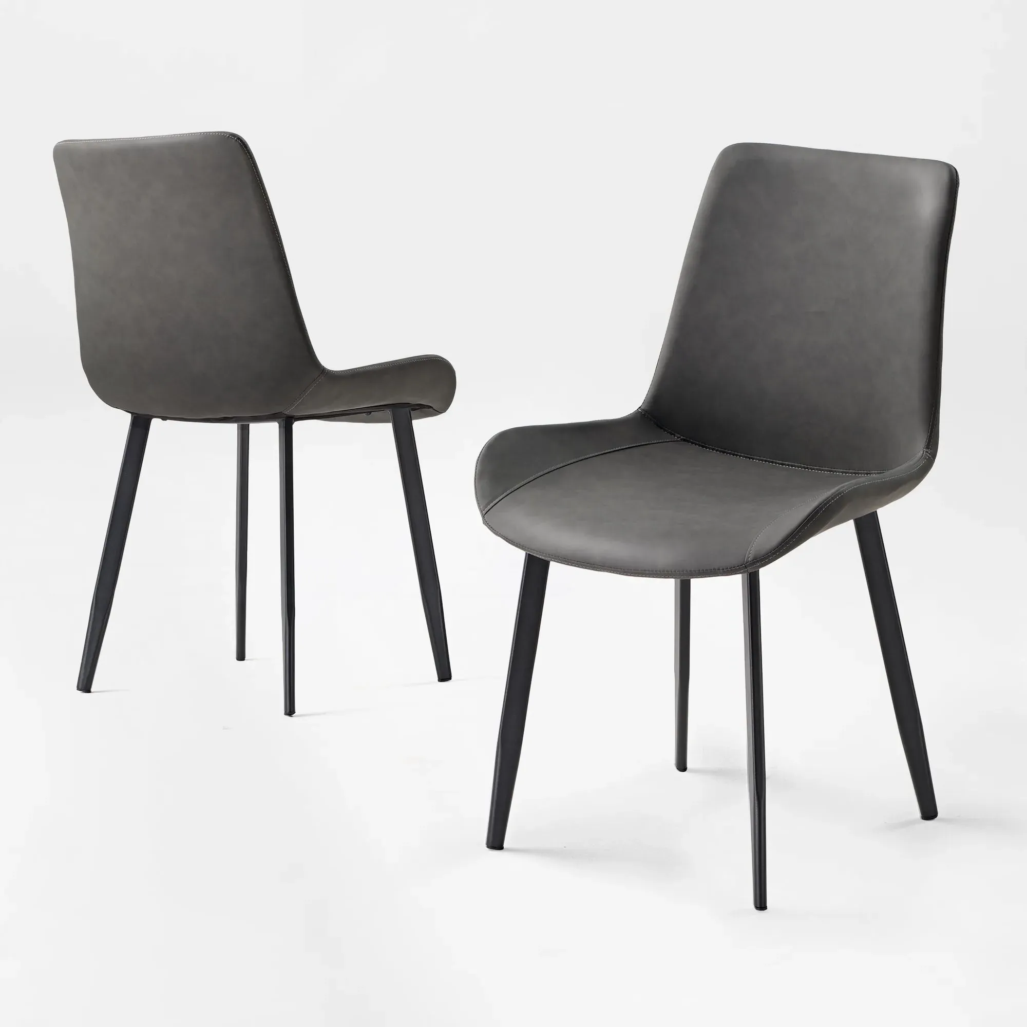 Milo Dining Side Chairs Set of 2 - Gray image