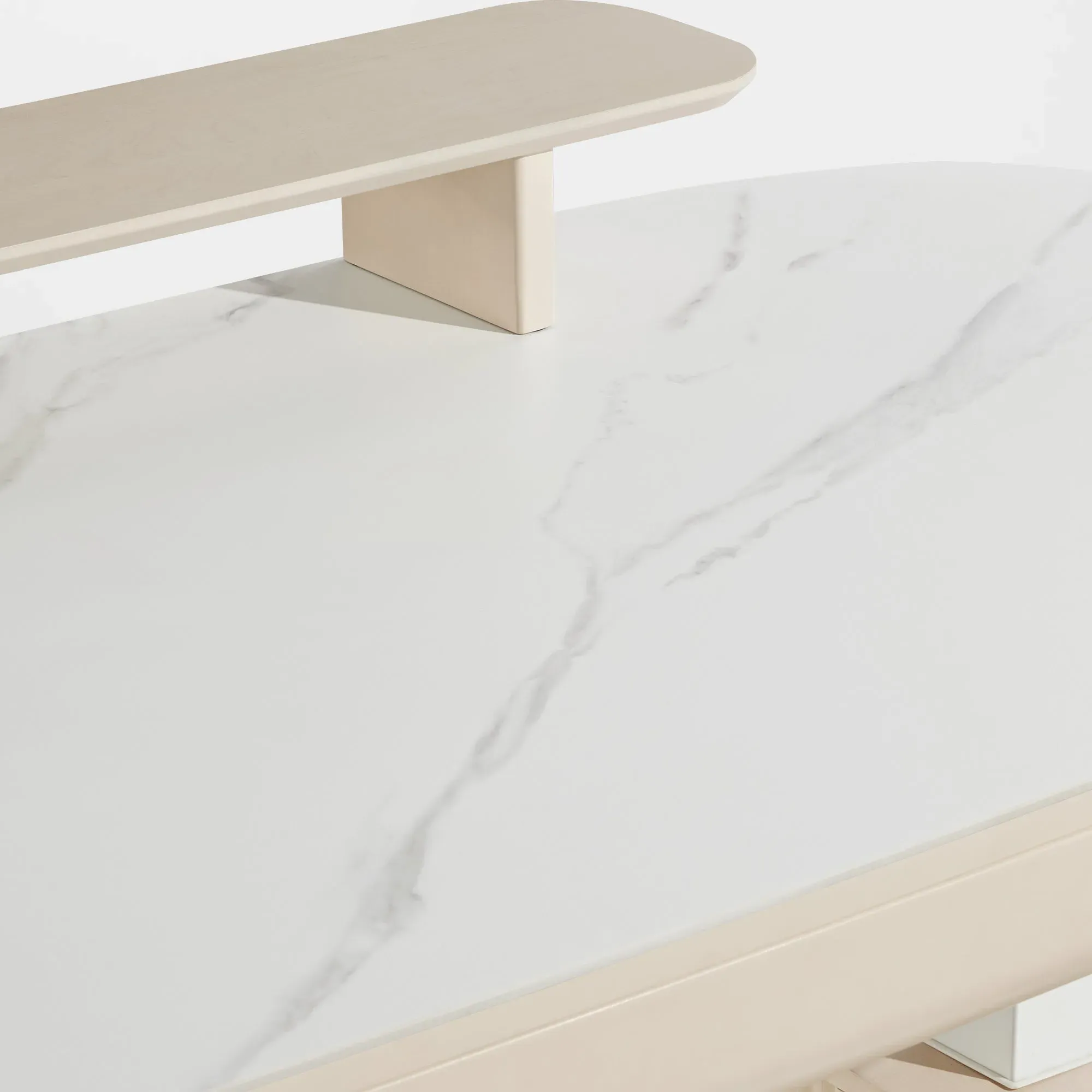 Opal Executive Office Desk with Storage